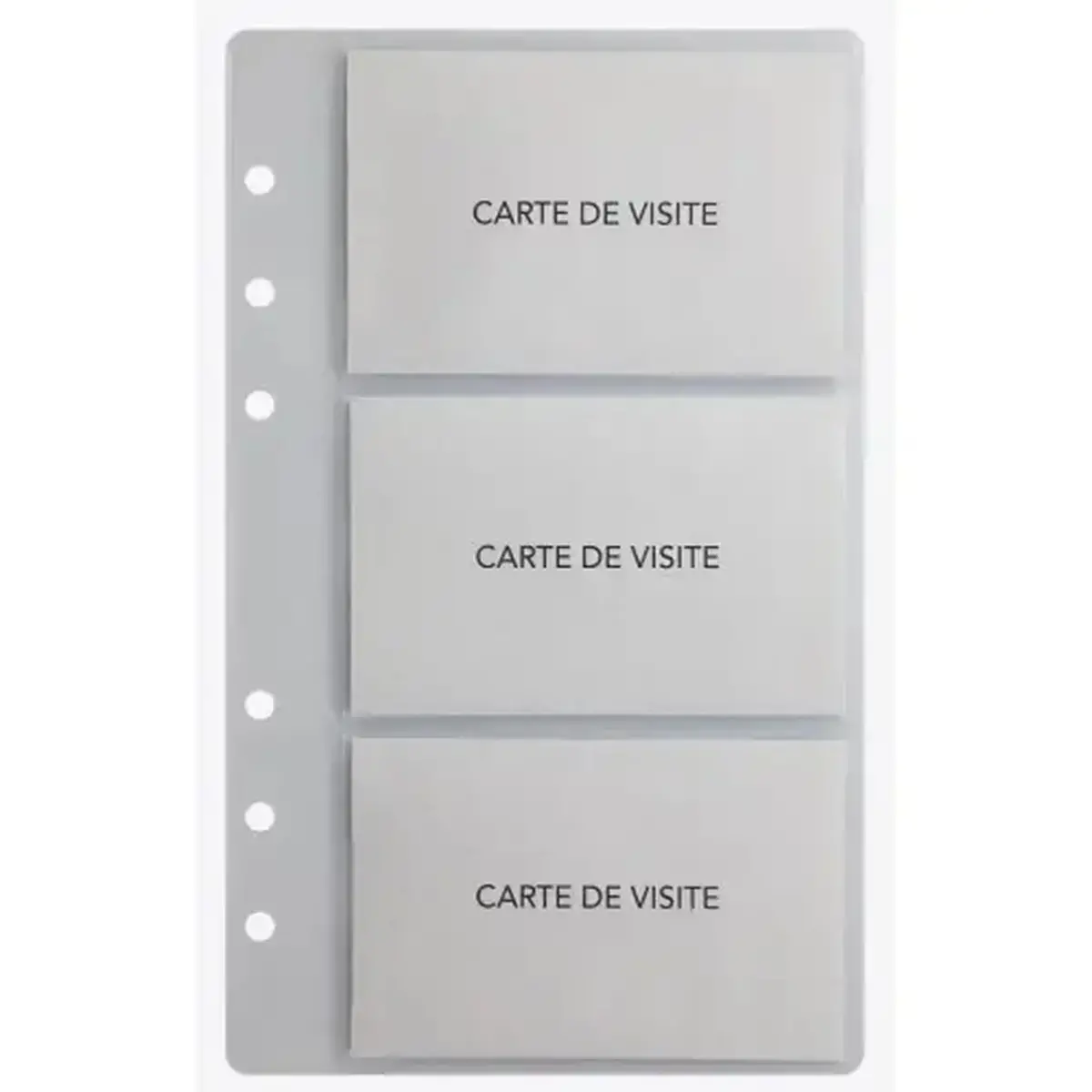 Recharge Agenda Exatime 17 pochette cartes visite - Exacompta photo du produit