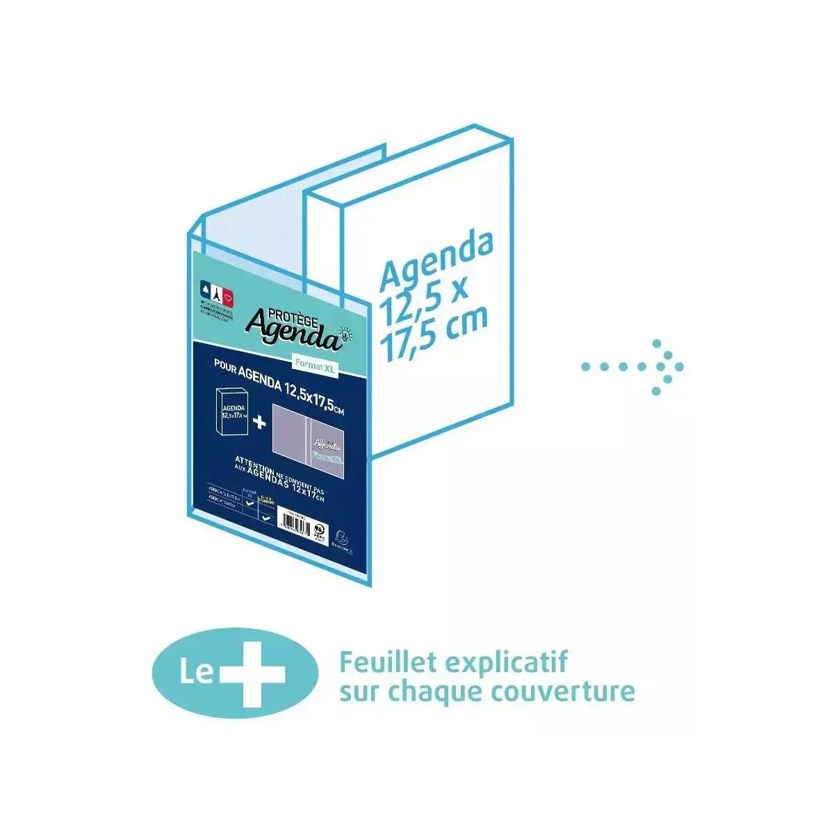 Protege-agenda Forum integra 12,5x17,5 photo du produit