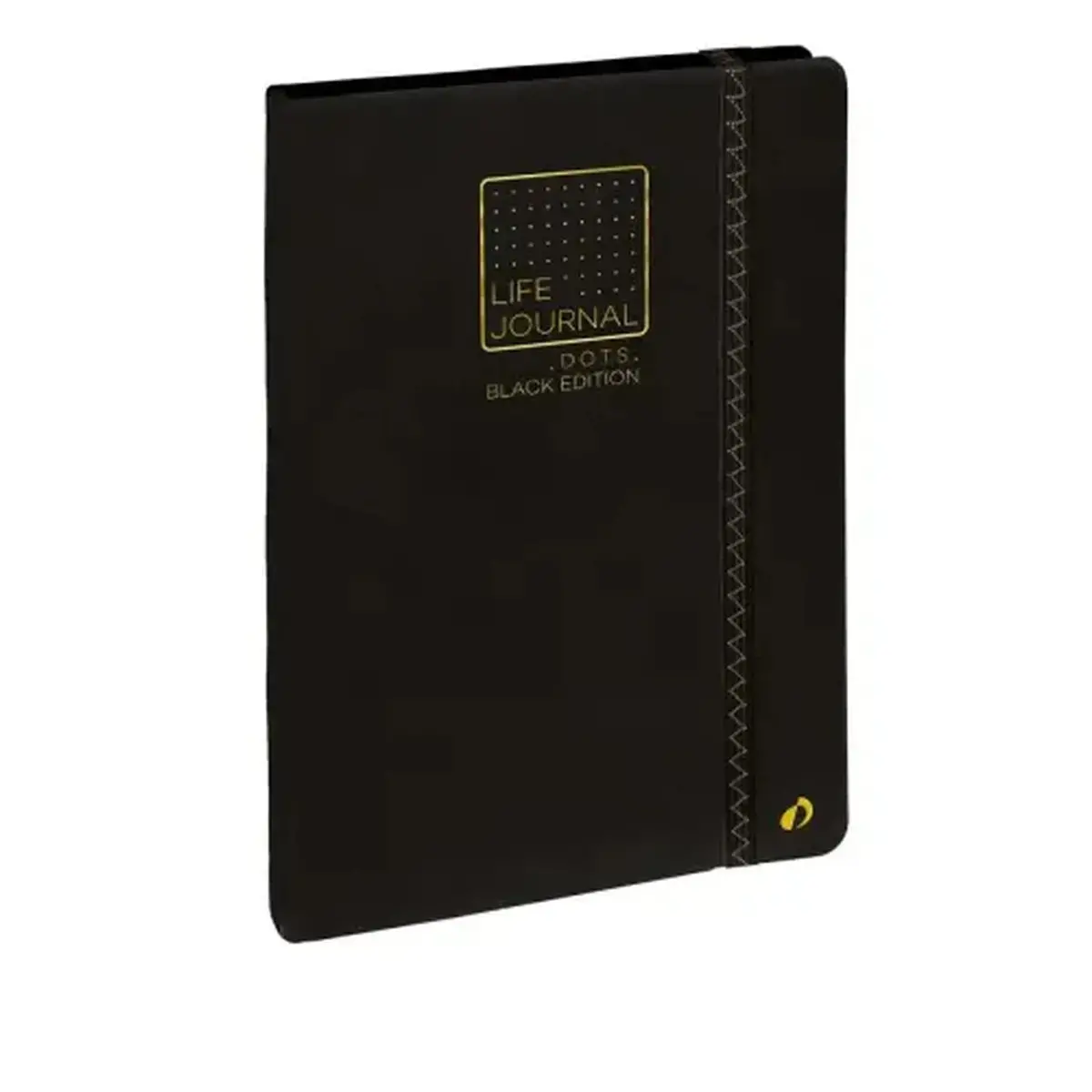 Agenda CARNET 21 dots Life Journal BLACK El - 15x21cm - QUO VADIS photo du produit