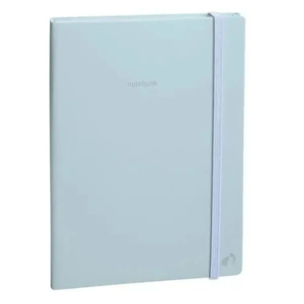 Agenda CARNET 21 ligné Pastel bl clair CR élast - 15x21cm - QUO VADIS photo du produit