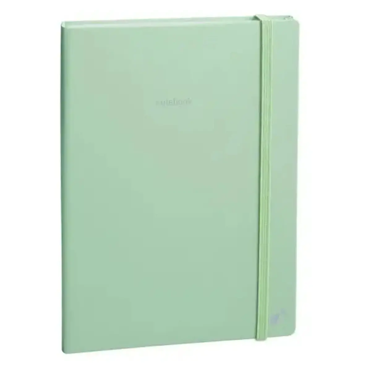 Agenda CARNET 21 ligné Pastel vert CR élast - 15x21cm - QUO VADIS photo du produit