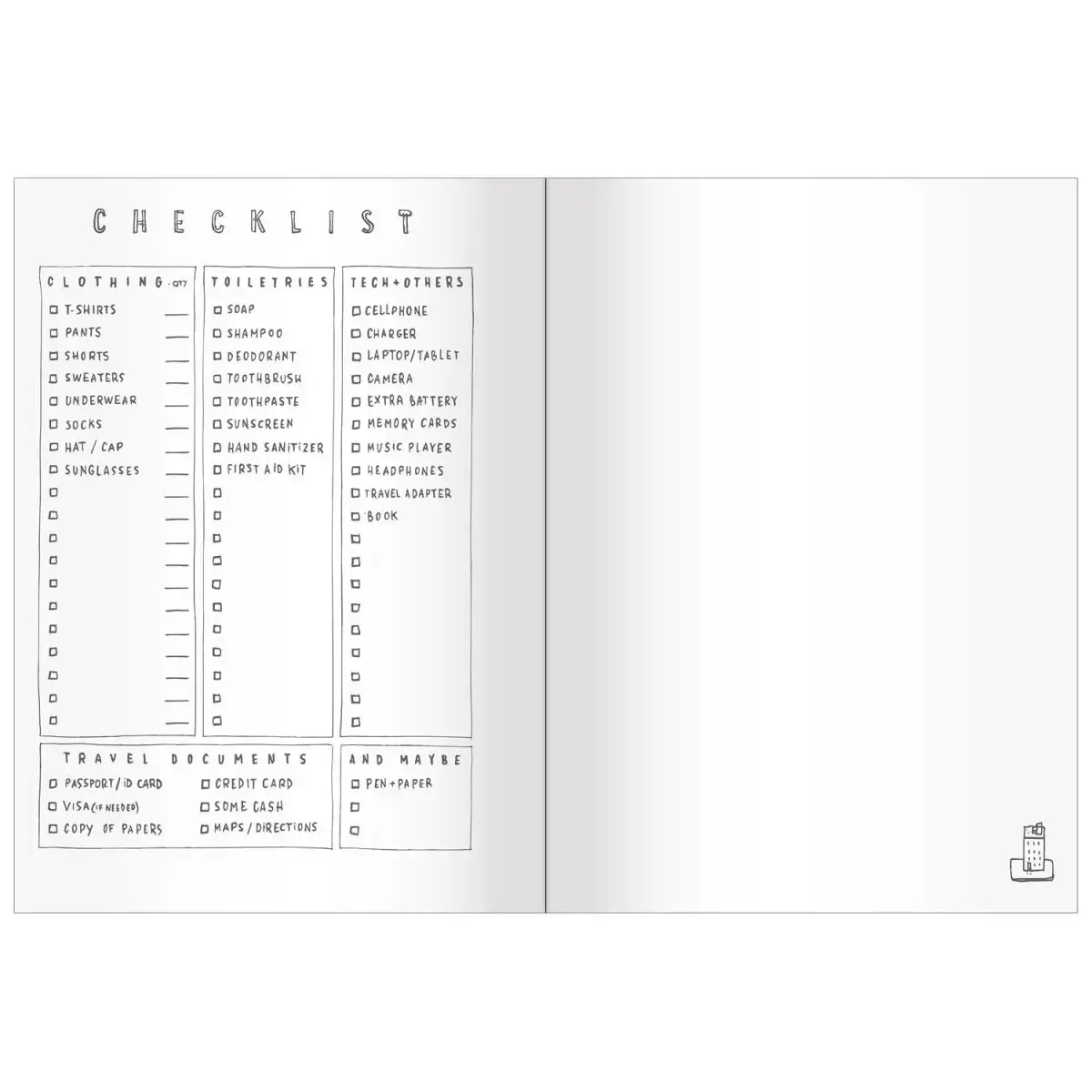 Agenda TRAVEL noteBOOK DrPaper world CR élast - 15x21cm - QUO VADIS photo du produit