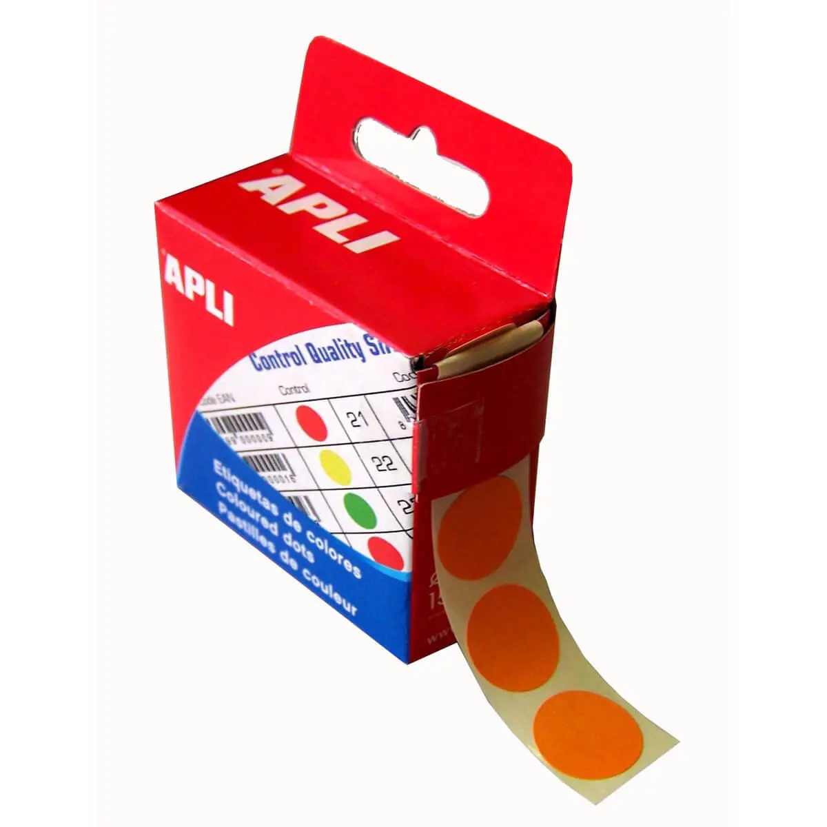 Pastilles orange Ø 15 mm 150 u. photo du produit