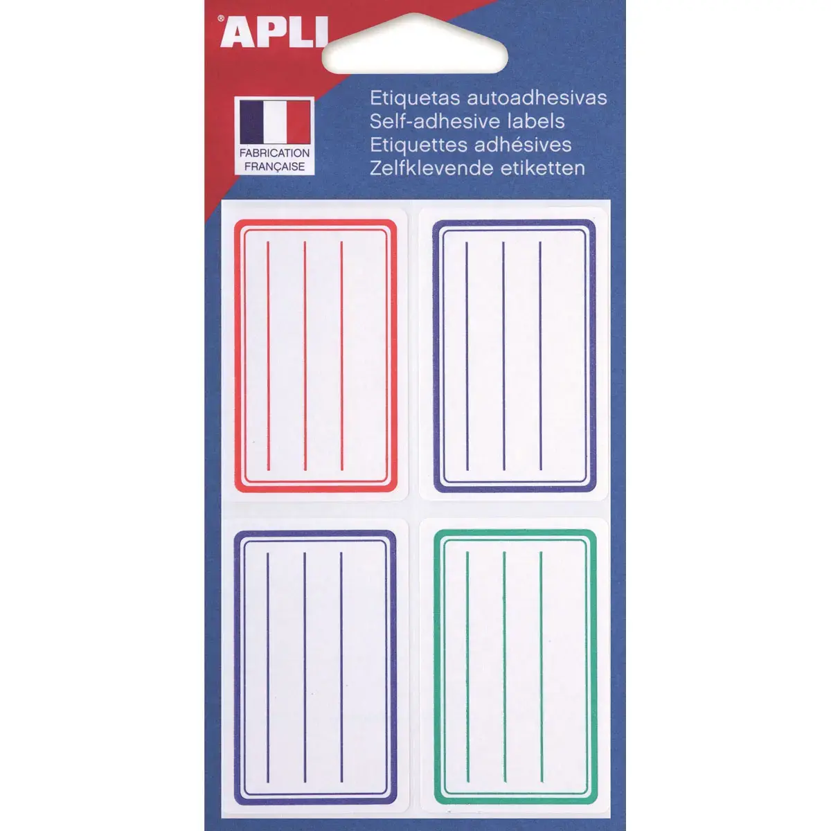 Etiquettes scolaires 36x56 mm 24 u. photo du produit