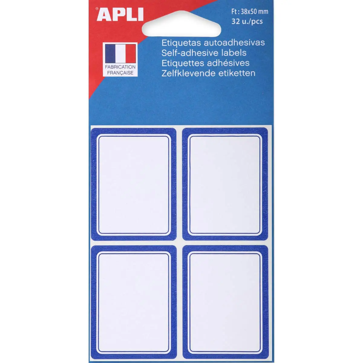 Etiquettes scolaires 38x50 mm 32 u. photo du produit