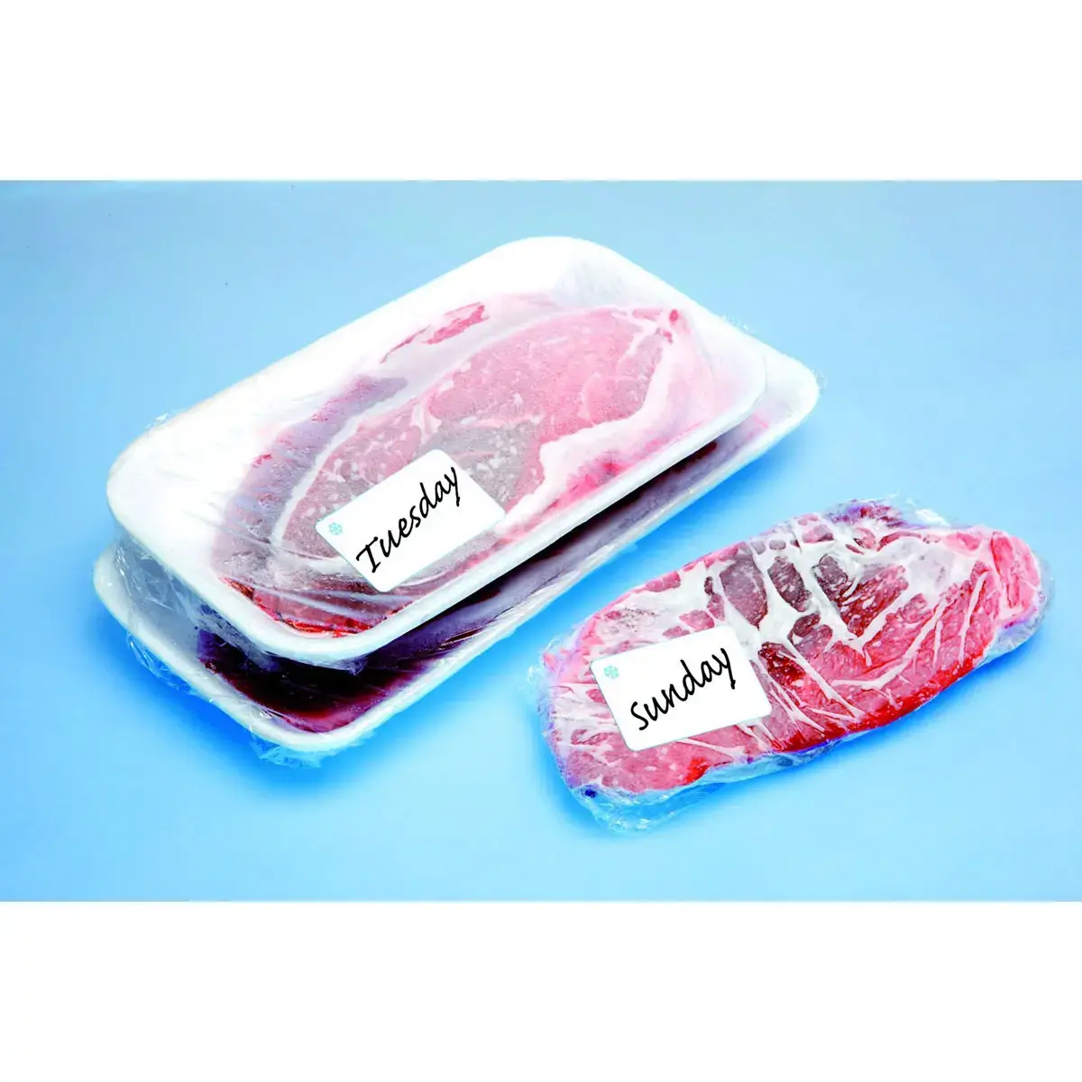 24 Etiquettes congélateur - 25x50 mm - APLI photo du produit