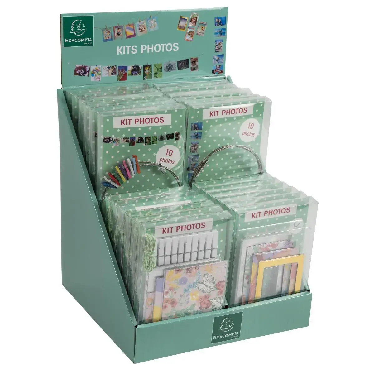 Presentoir kit photos rempli photo du produit