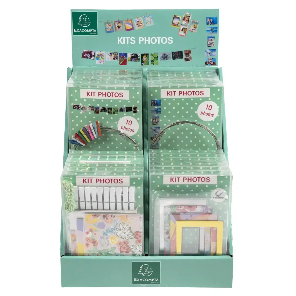 Presentoir kit photos rempli photo du produit