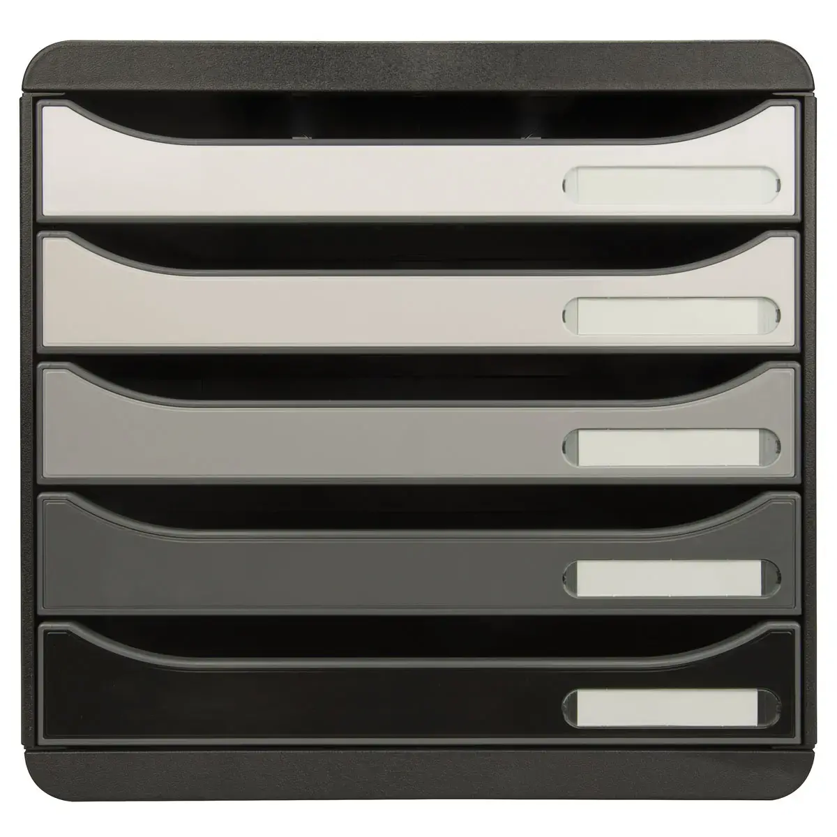 BIG-BOX PLUS noir/nuances de gris glossy - Exacompta photo du produit
