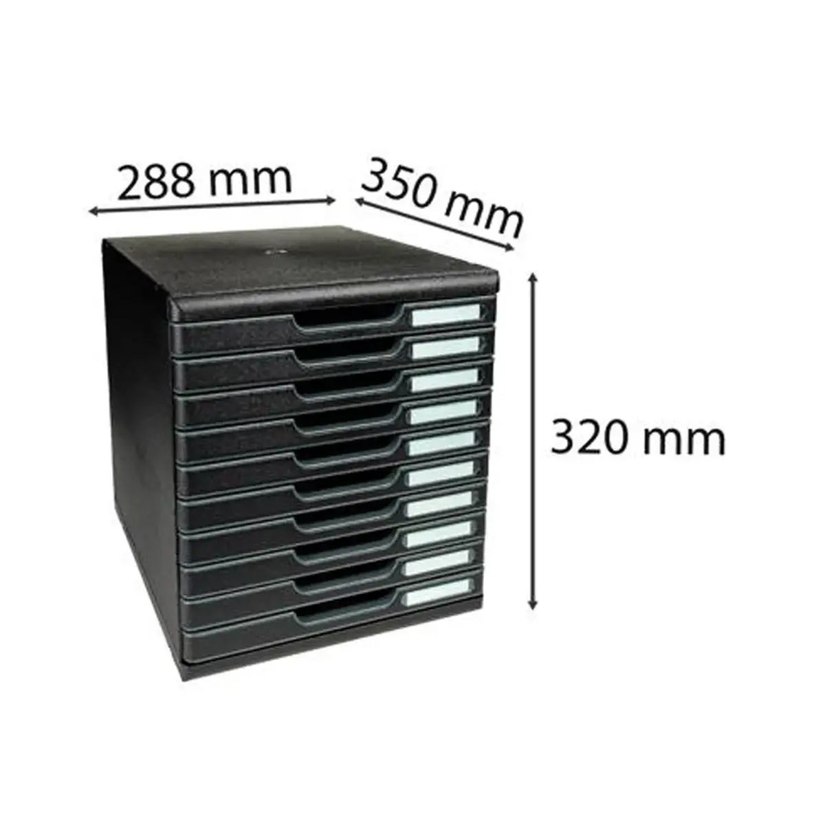 MODULO A4+ 10 tiroirs ECOBlack noir photo du produit
