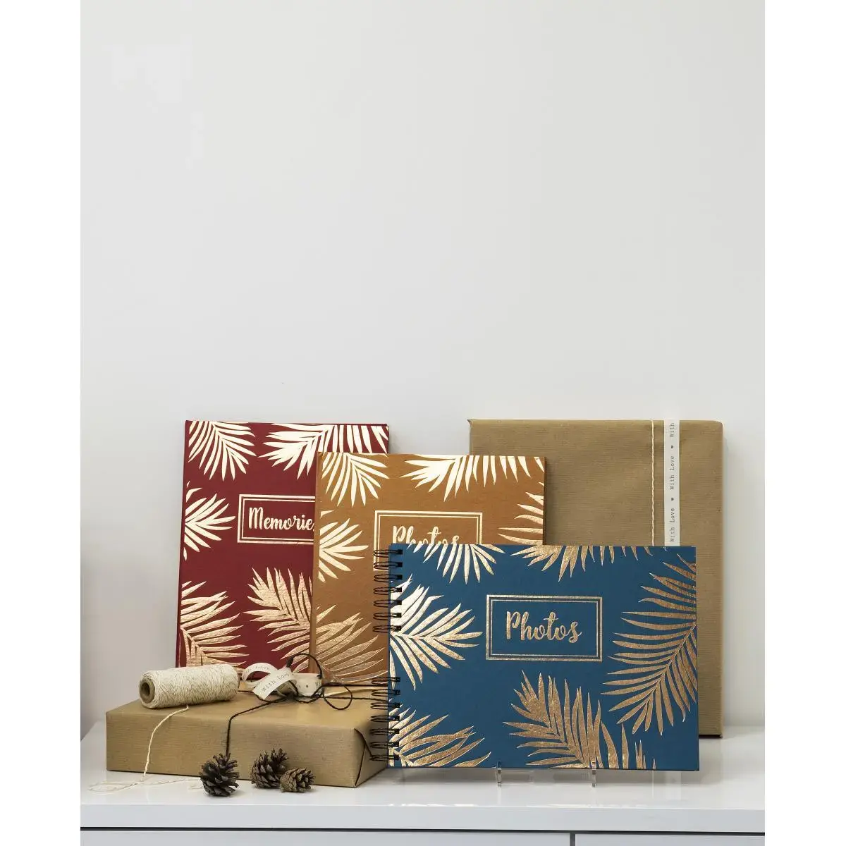 Album spiraL 50p.noir 32x22cm PALMA bleu photo du produit