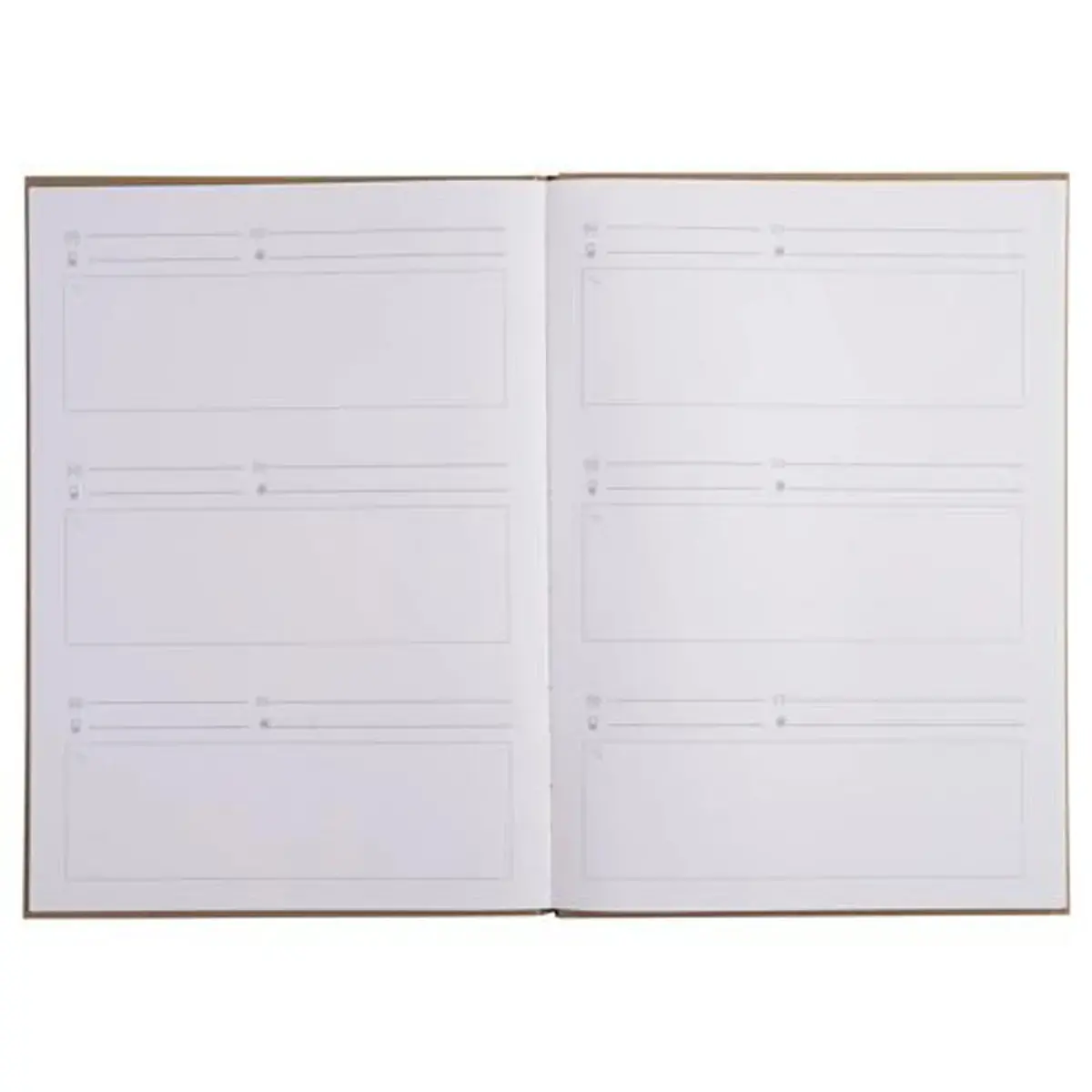 LIVRE DE REMERCIEMENT 96P.297X210.KRAFT photo du produit