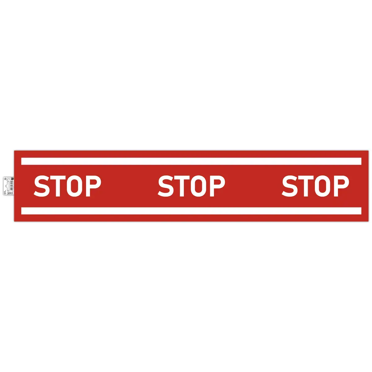 Panneau adhesif bande stop 100cm photo du produit