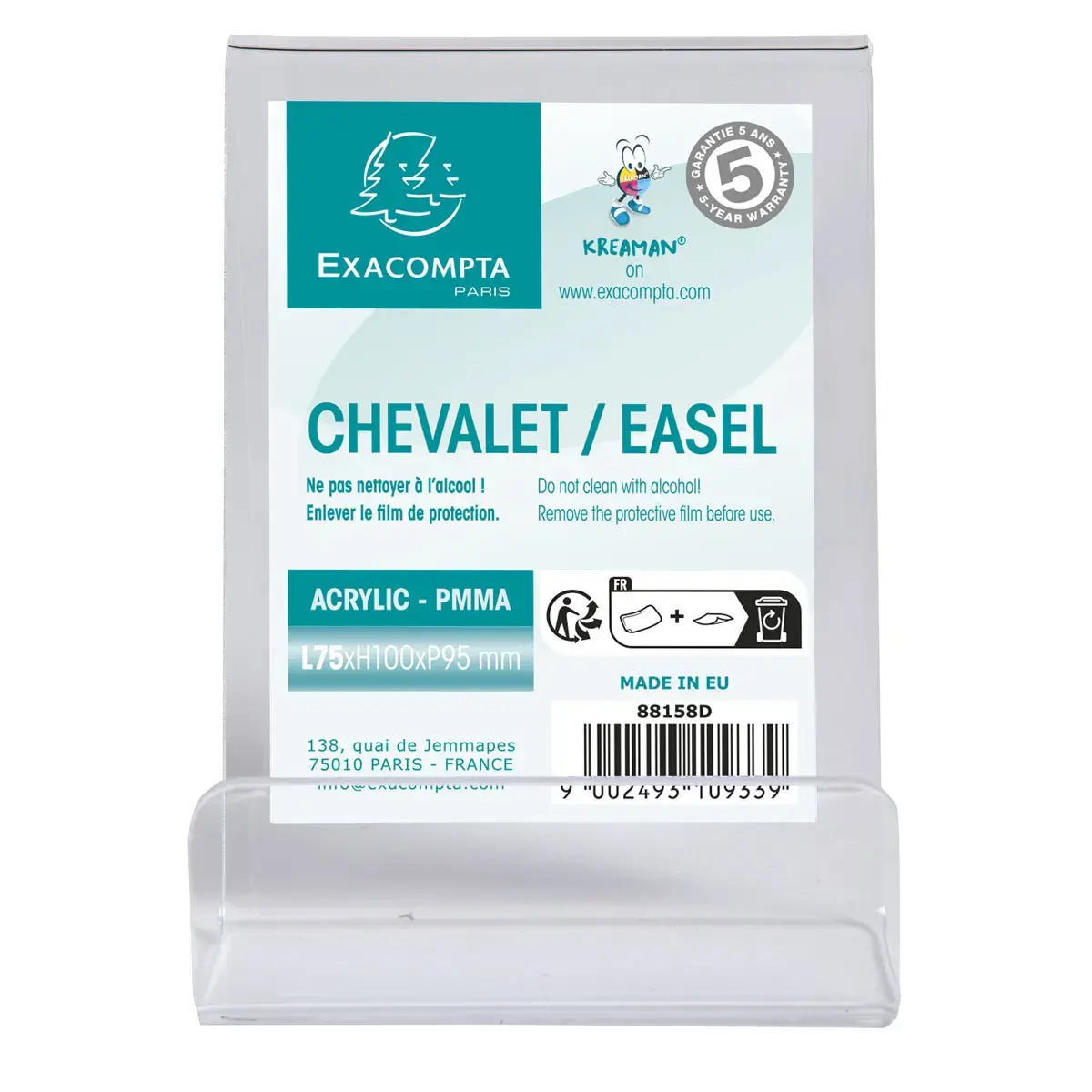 Chevalet support d objet taille M crista photo du produit