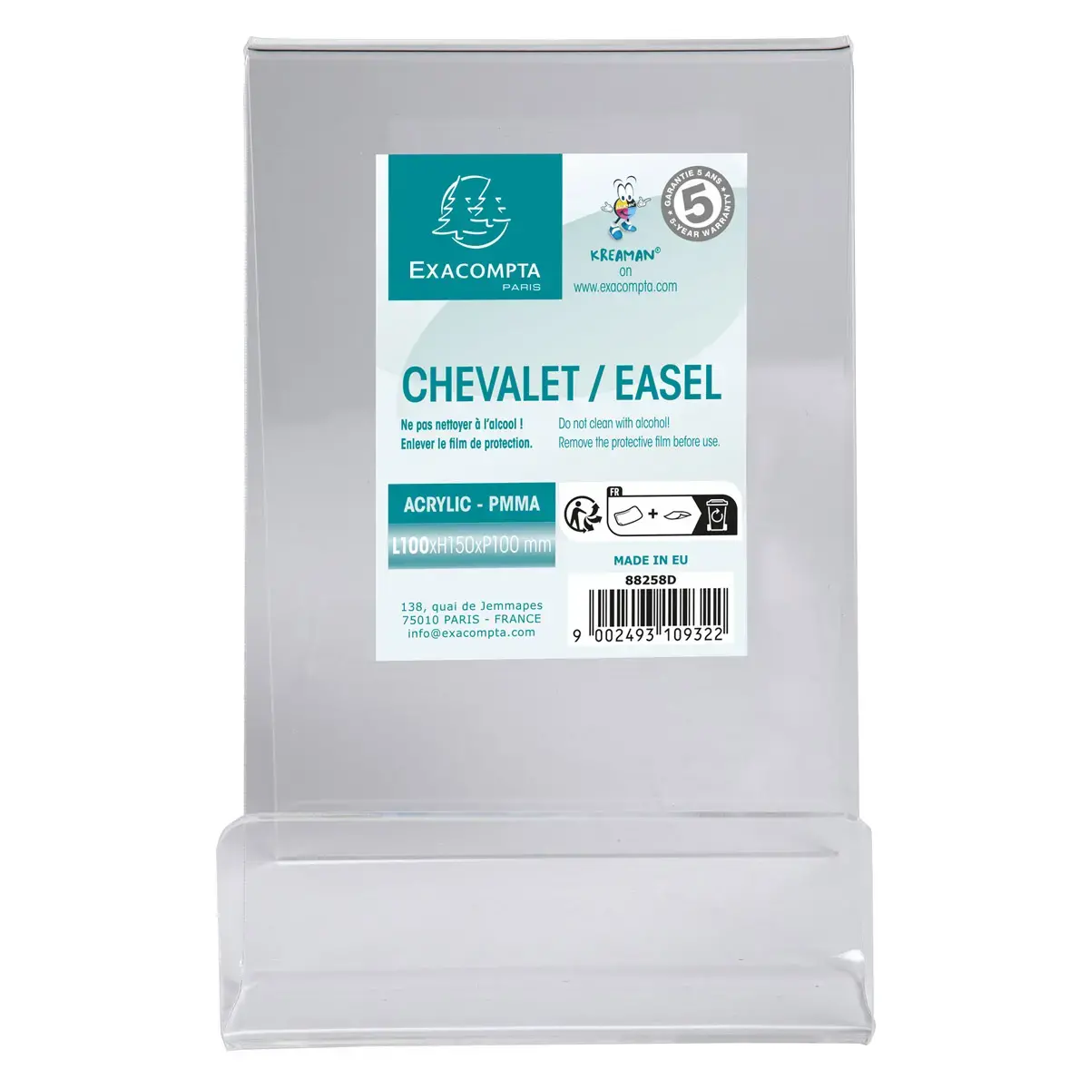 Chevalet support d objet taille L crista photo du produit