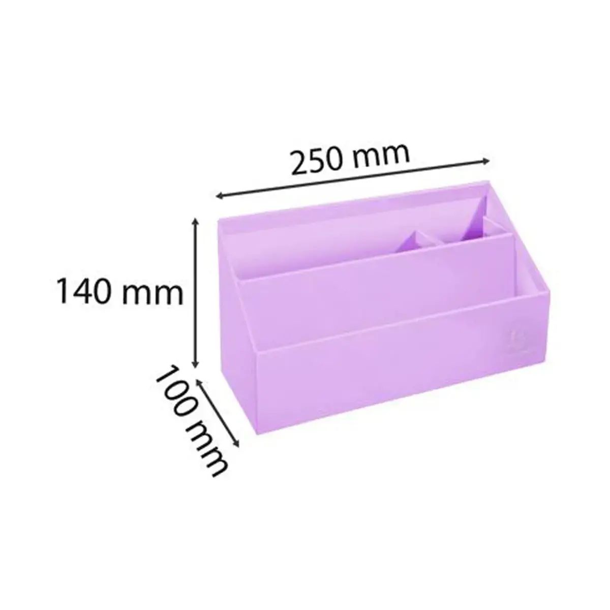 Trieur vertical/porte-lettres mauve photo du produit