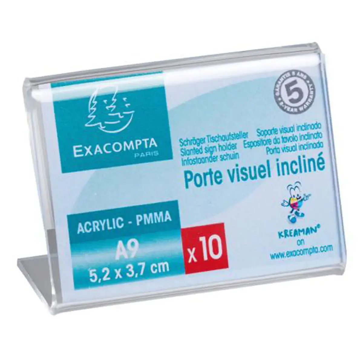 Lot de 10 porte-etiquettes 52x37 horizon photo du produit