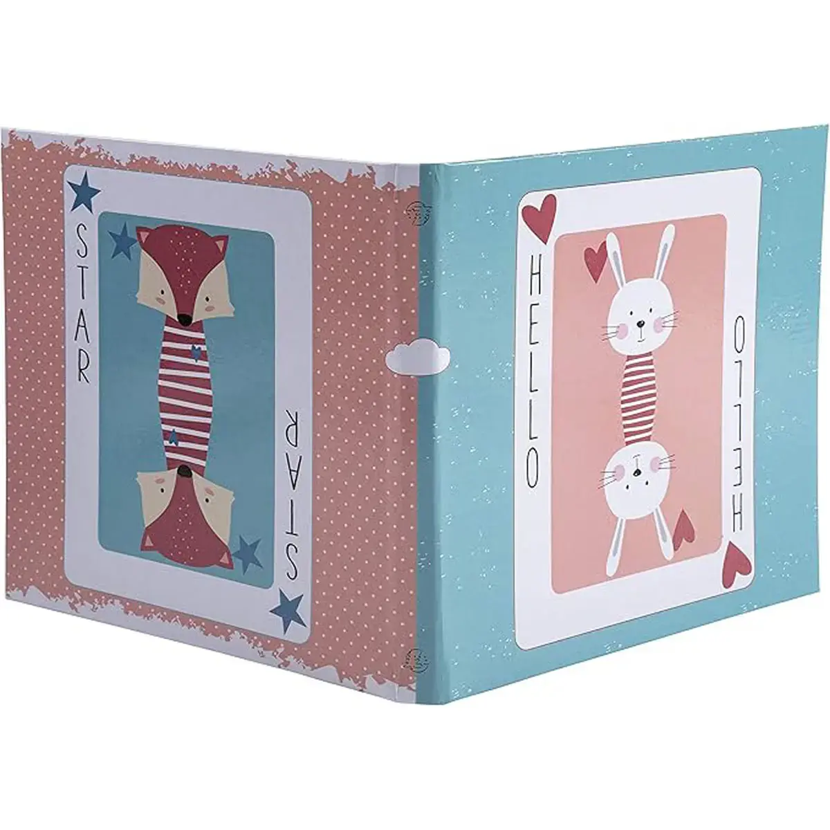 Livre album CARTE - 30 pages - 25 x 25 cm - Rose et bleu - Exacompta photo du produit