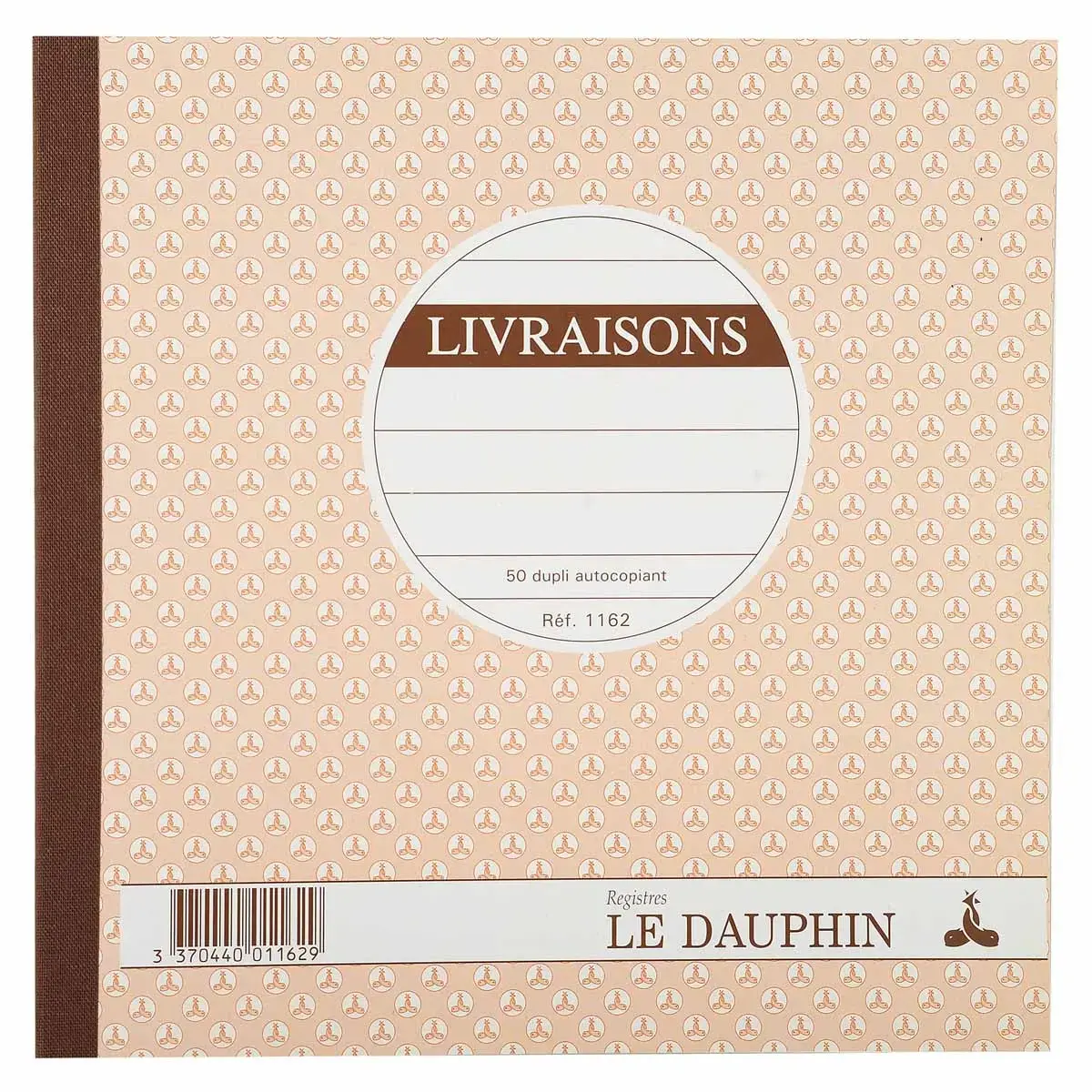 Carnet de livraisons autocopiant - 21 x 21 cm - 50 feuilles en duplicata - Le Dauphin photo du produit
