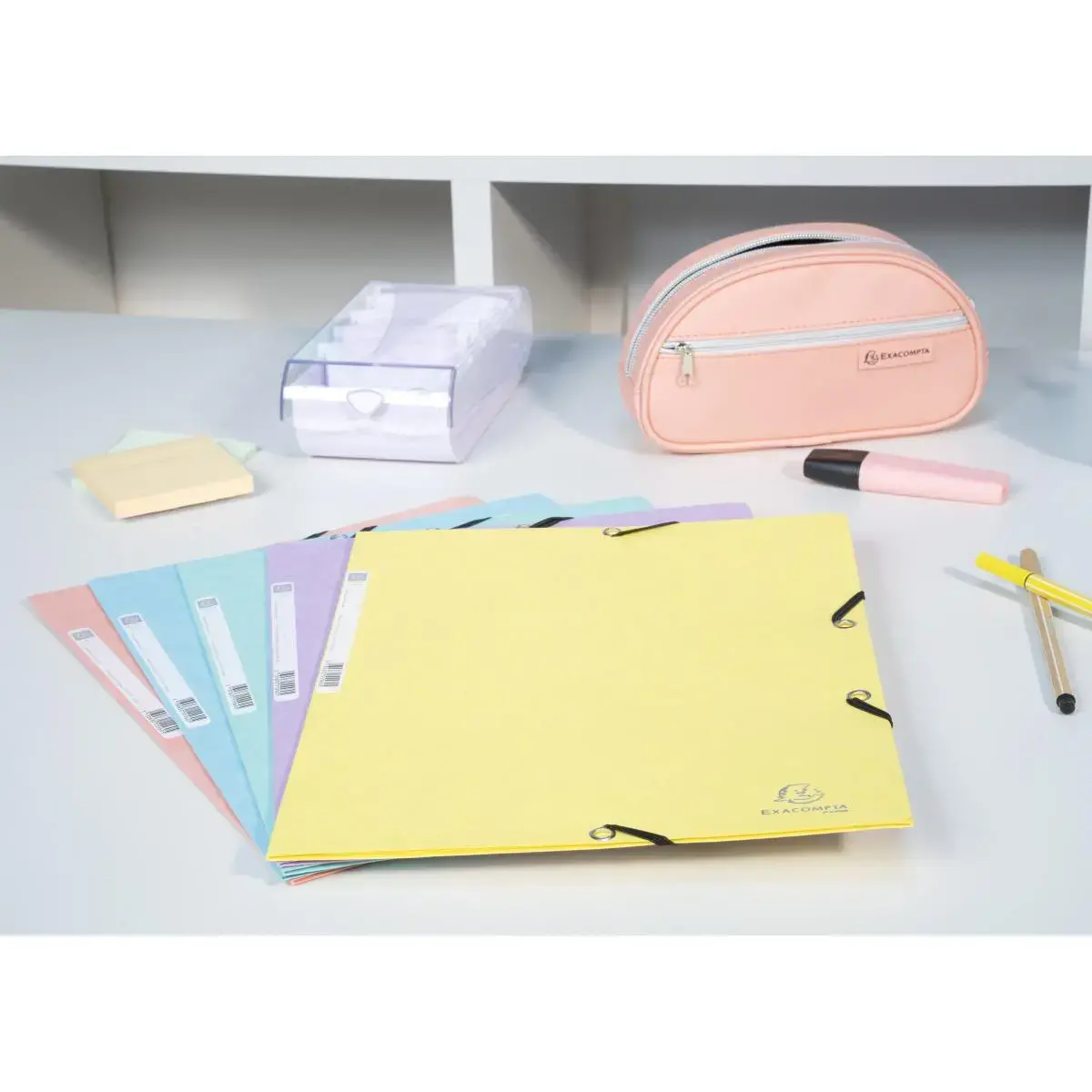 Chem. 3rab+elast. A4 carte AQUAREL mauve photo du produit