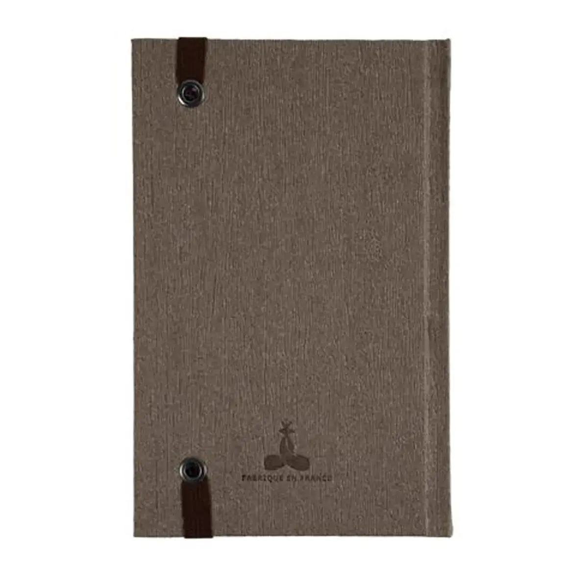 Carnet Nature lign&eacute; - 17 x 11 cm - 192 pages - Gris - FSC&reg; - Exacompta photo du produit