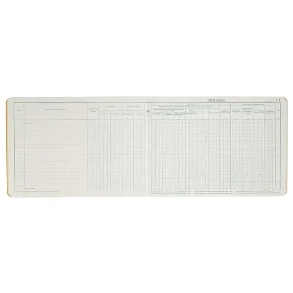Piqûre Recettes-Dépenses avocats (texte néerlandais) - 27 x 38 cm - 80 pages - Exacompta photo du produit