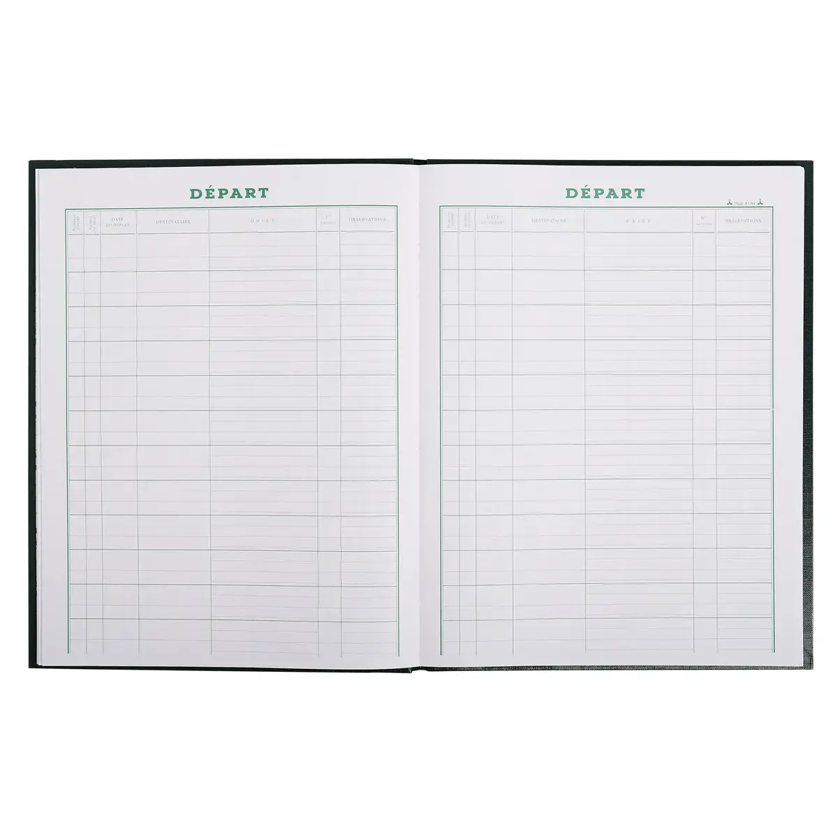 Registre Courrier départ - 32 x 24 cm - 160 pages - Exacompta photo du produit