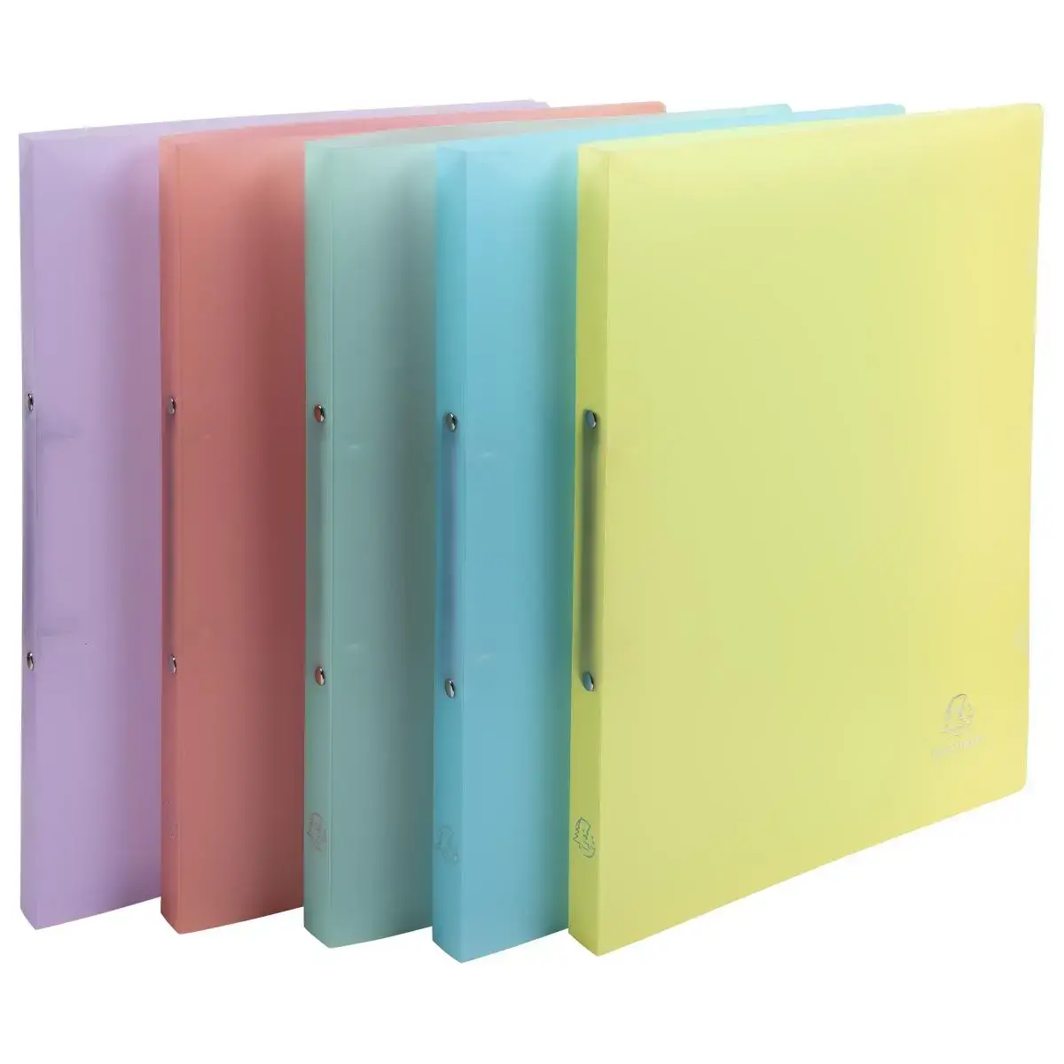 Classeur 2anx 15mm PP A4 Chrom. Pastel photo du produit