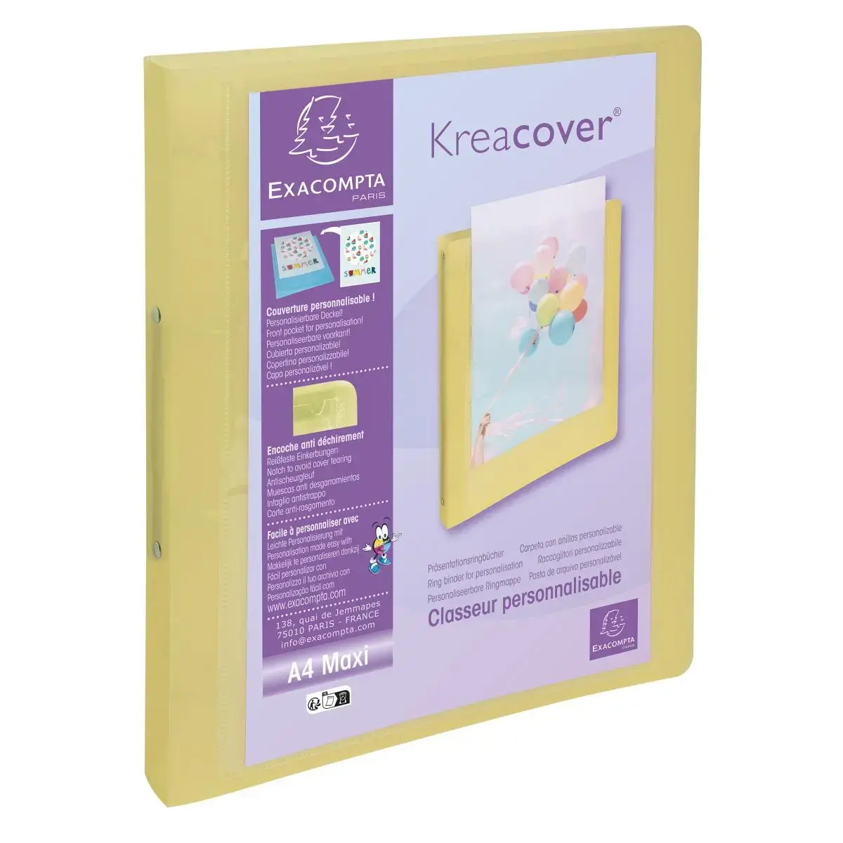 Class. KREACOVER PASTEL PP 2ax 30mm Ass. photo du produit