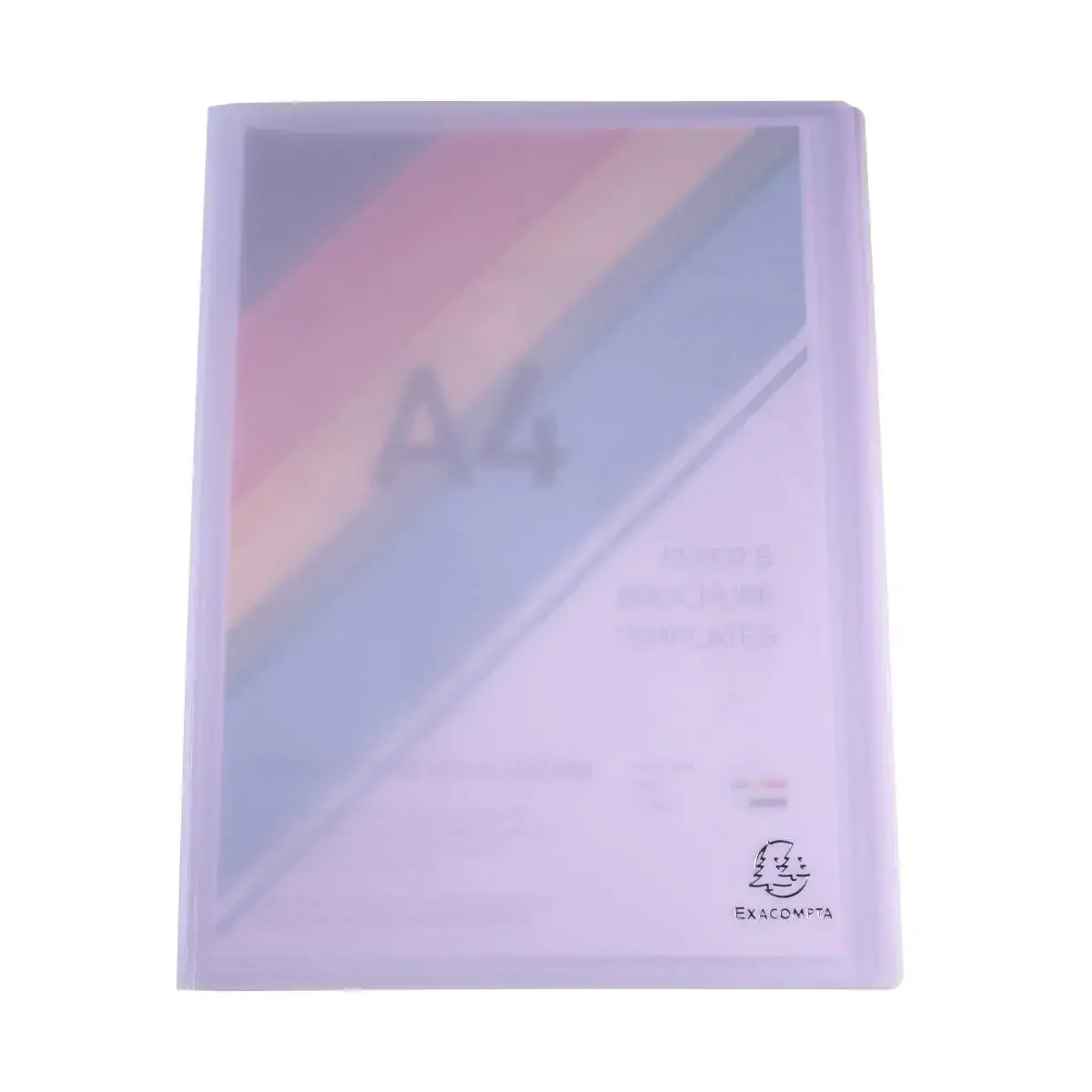 Porte-vues A4 80 vues Chrom Pastel Mauve photo du produit