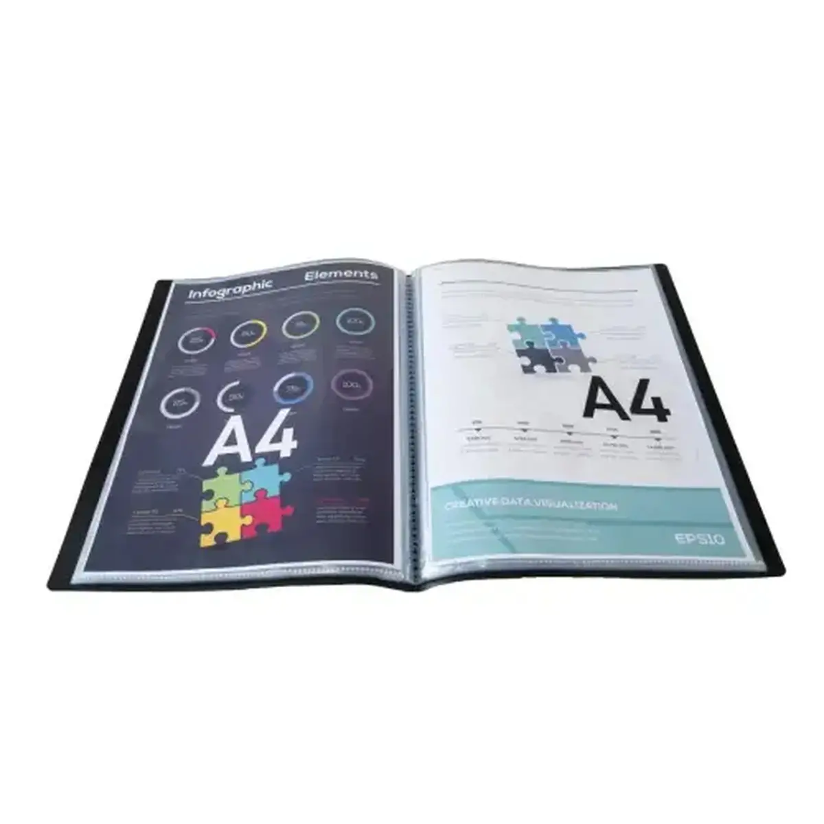 Porte-vues OPAK PP5/10e A4 40 vues noir photo du produit