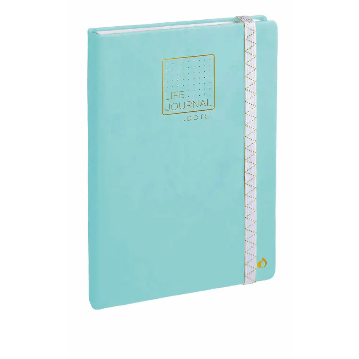 CARNET 21 dots Life Journal vert eau El photo du produit