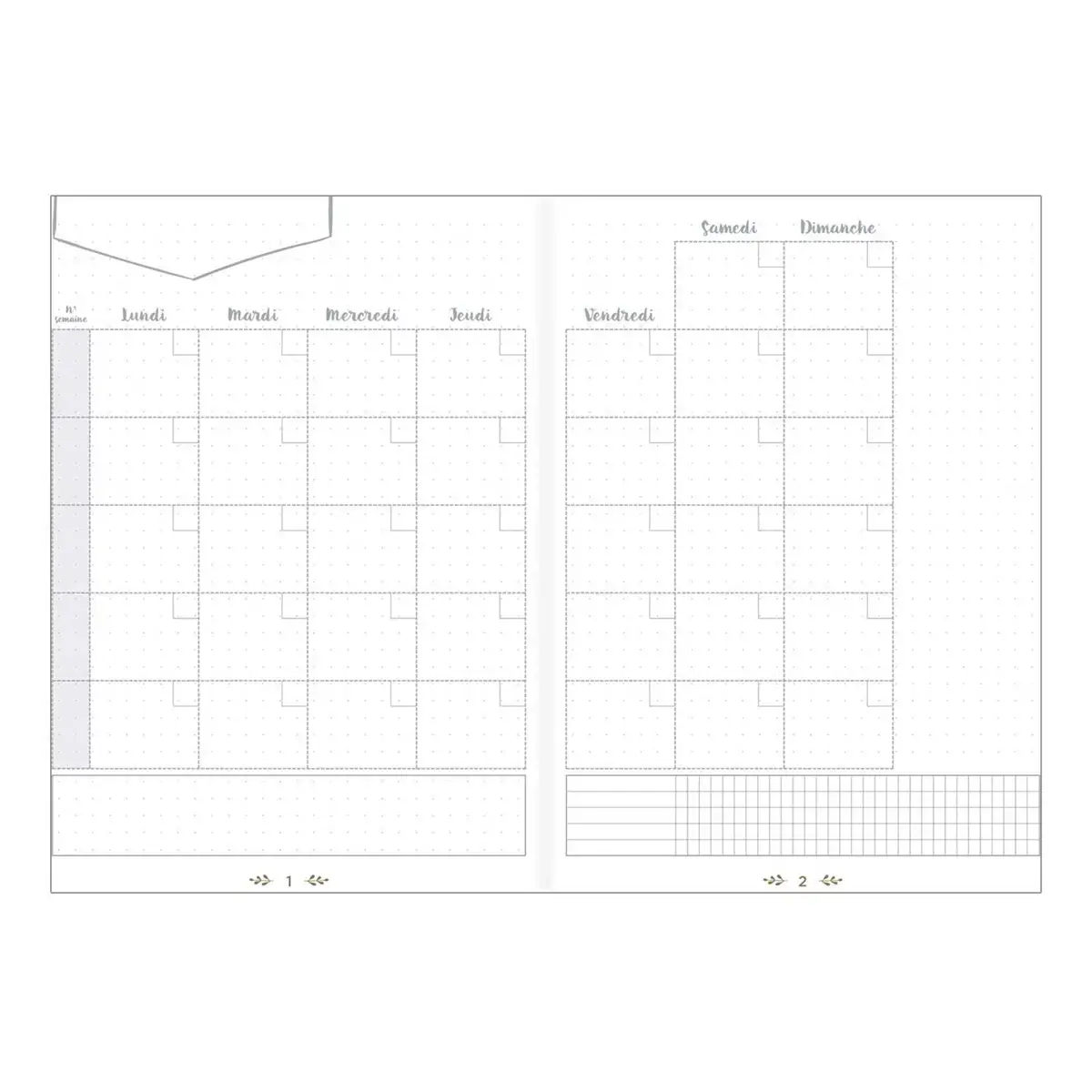 CARNET 21 INFINITE FR Life Journal taupe photo du produit