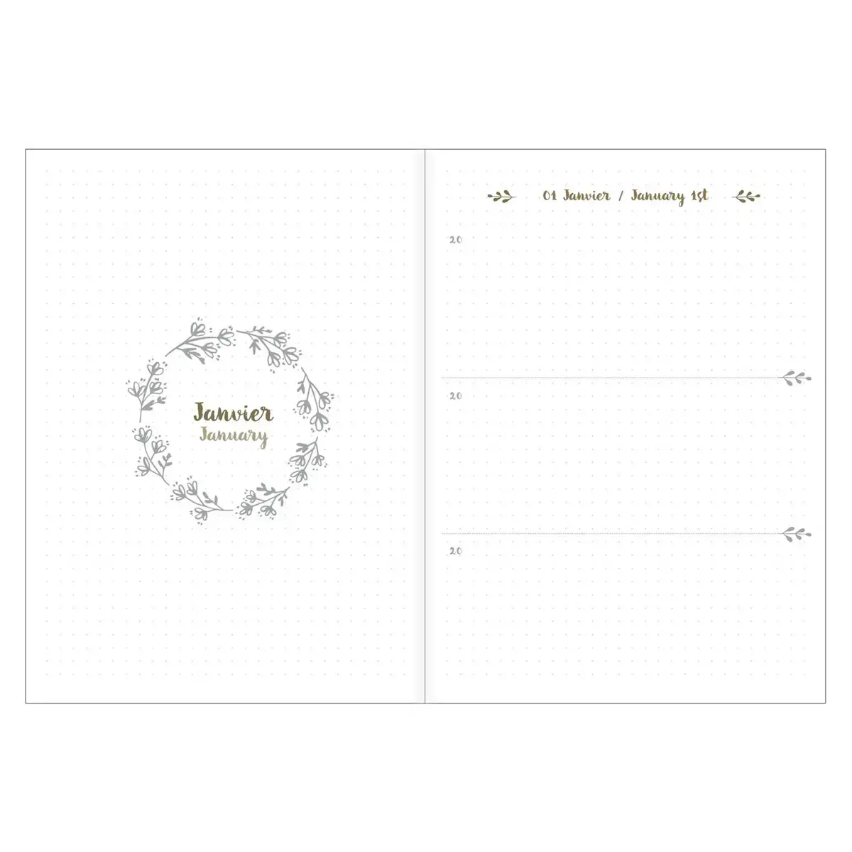 CARNET 21 3YEAR ML Life Journal terra El photo du produit