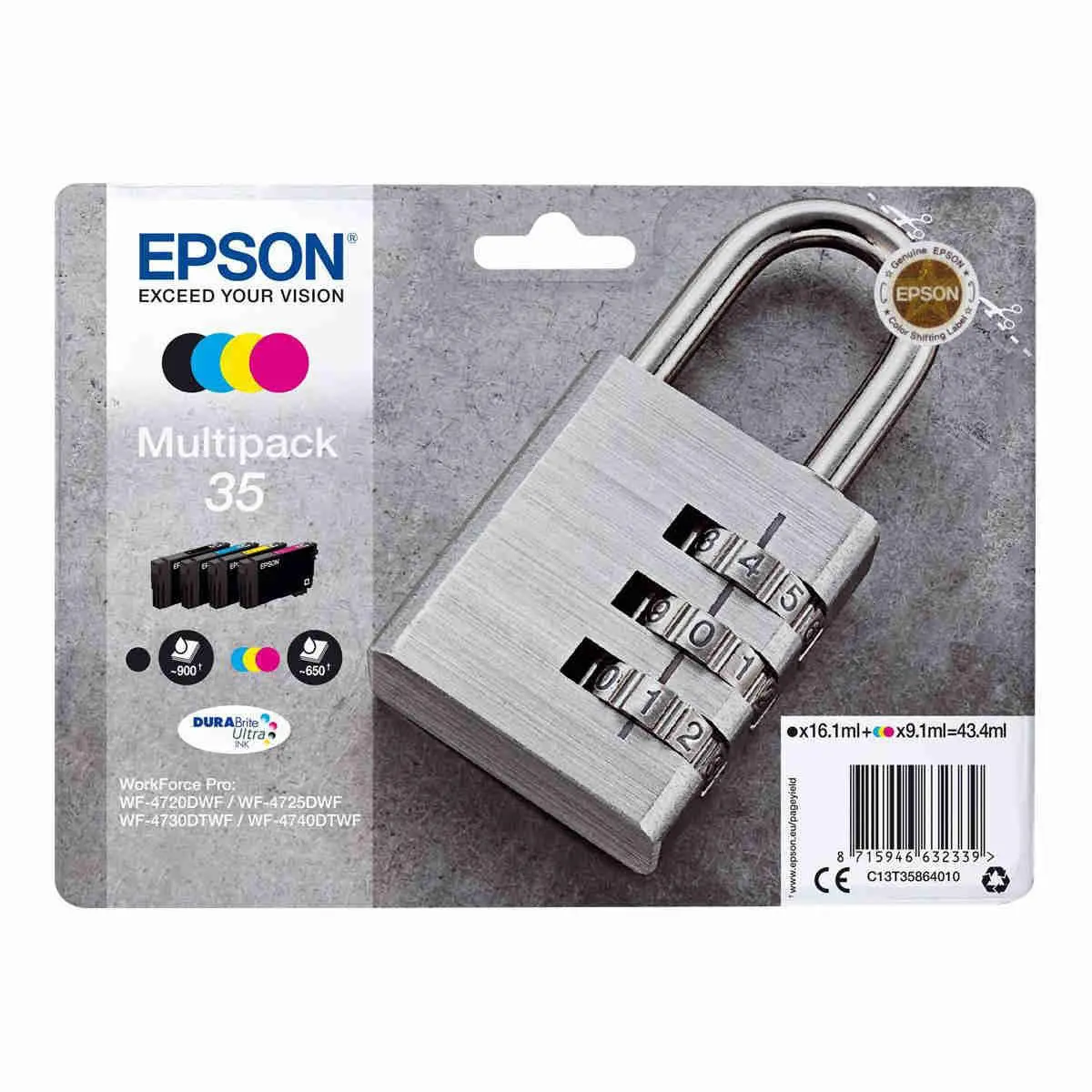 EPSON Jet d'encre 35 N.C.J.M MULTIPACK photo du produit