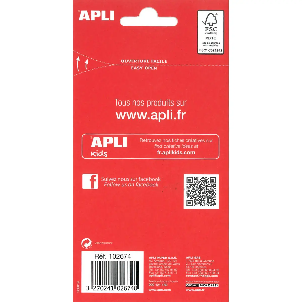 P24 ET SCOL LIGNE PEPS FUS/TURQ/VER/ORAN photo du produit