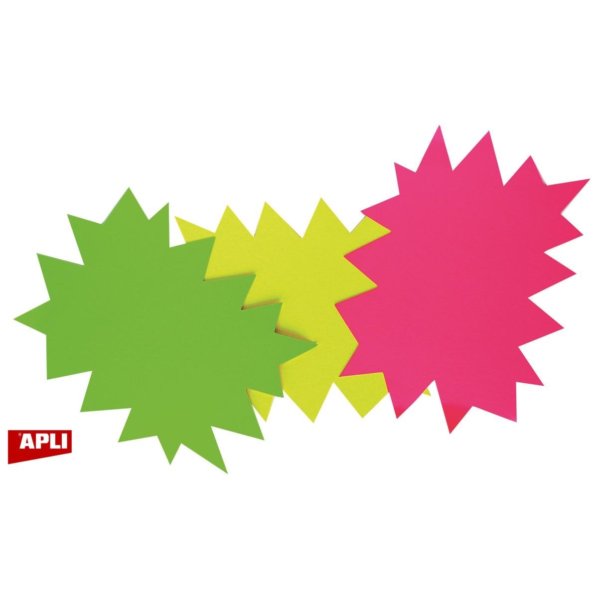 P.50 eclates fluo rose/vert 8x12cm 780g photo du produit