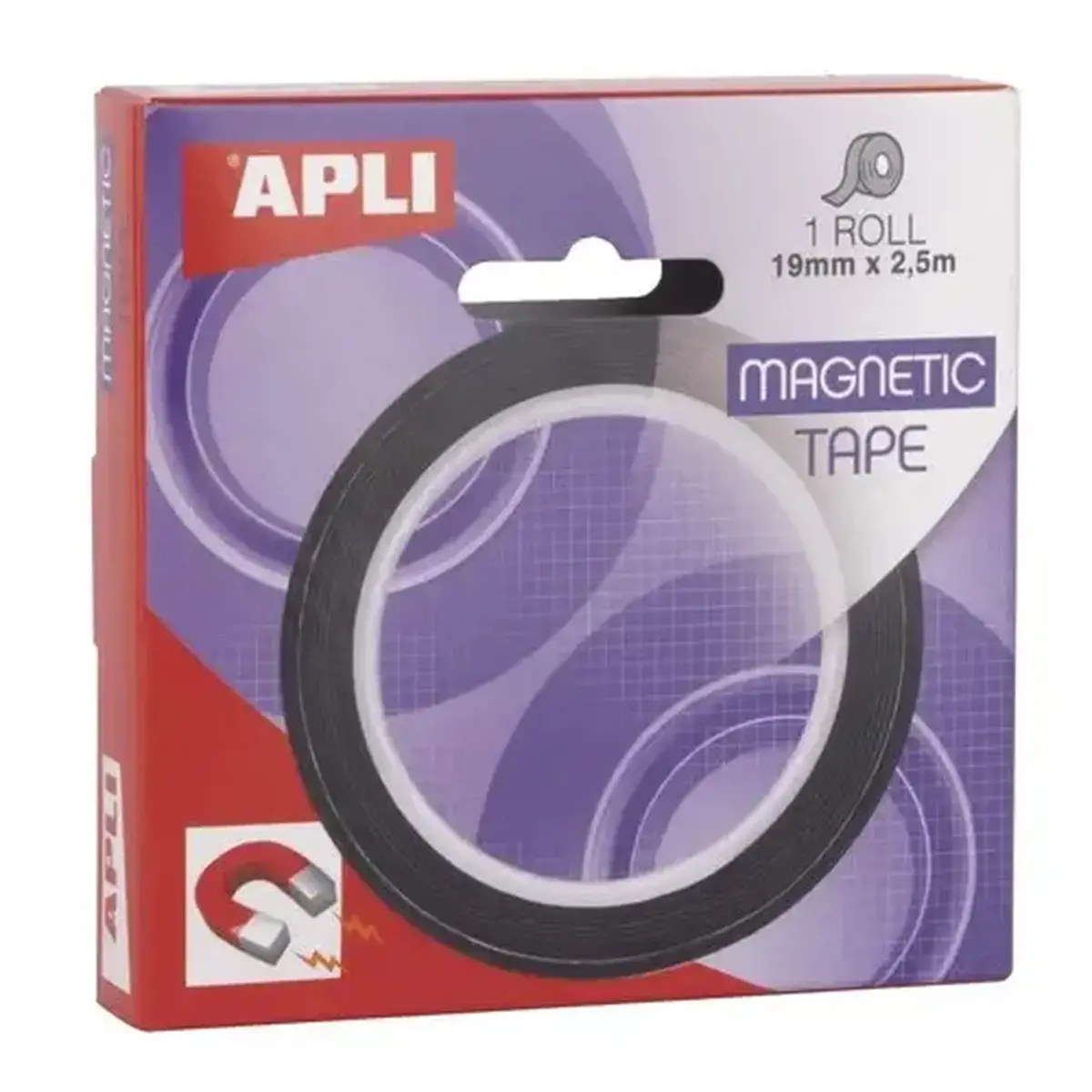 RUB ADH MAGNETIQUE 19MM x 2,5M photo du produit