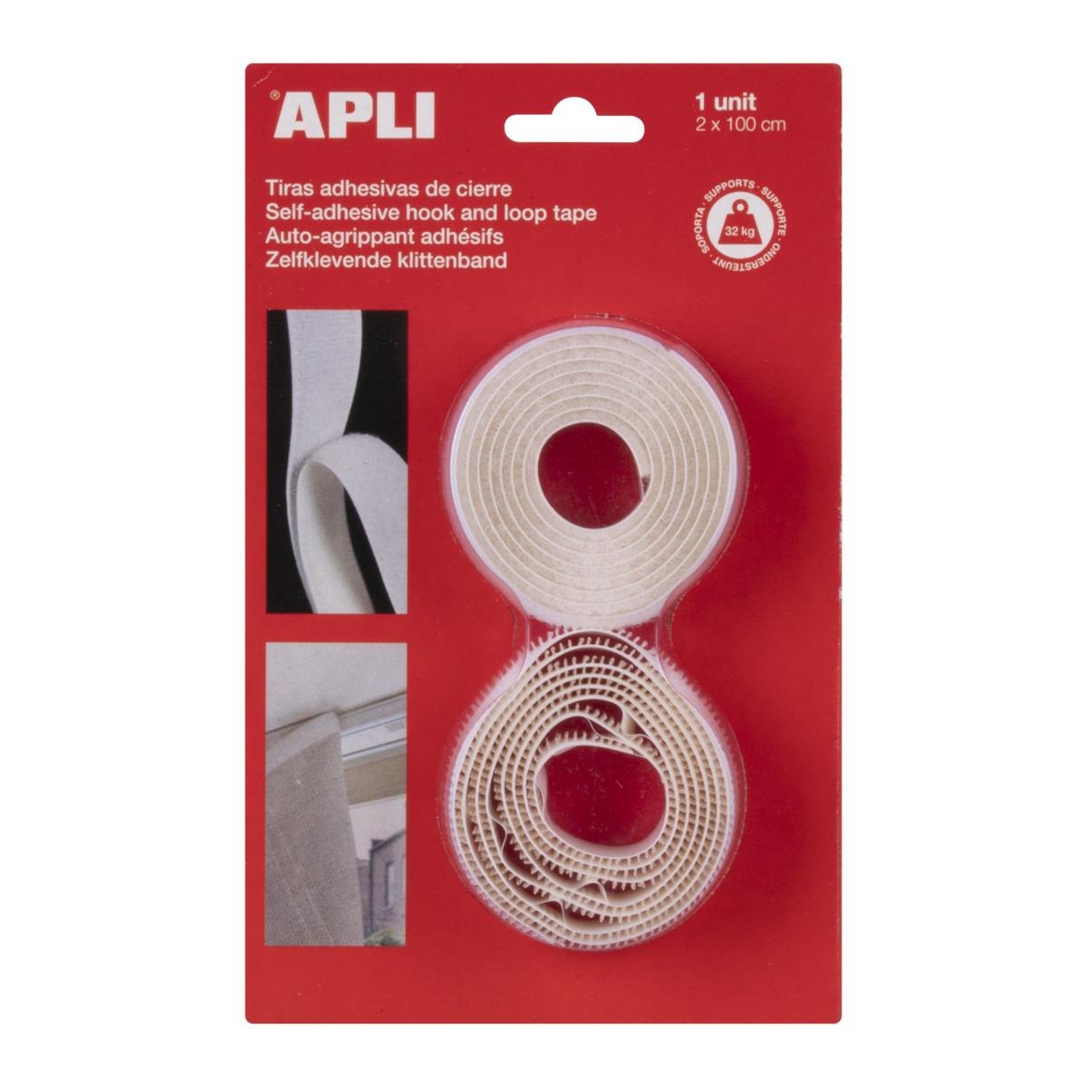 Bandes auto agrippantes adh 2x100cm blc photo du produit