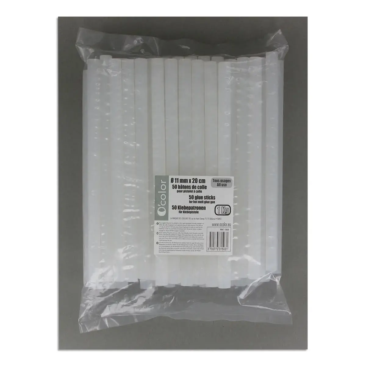 Sachet de 50 bâtons de colle tous usage pour pistolet photo du produit