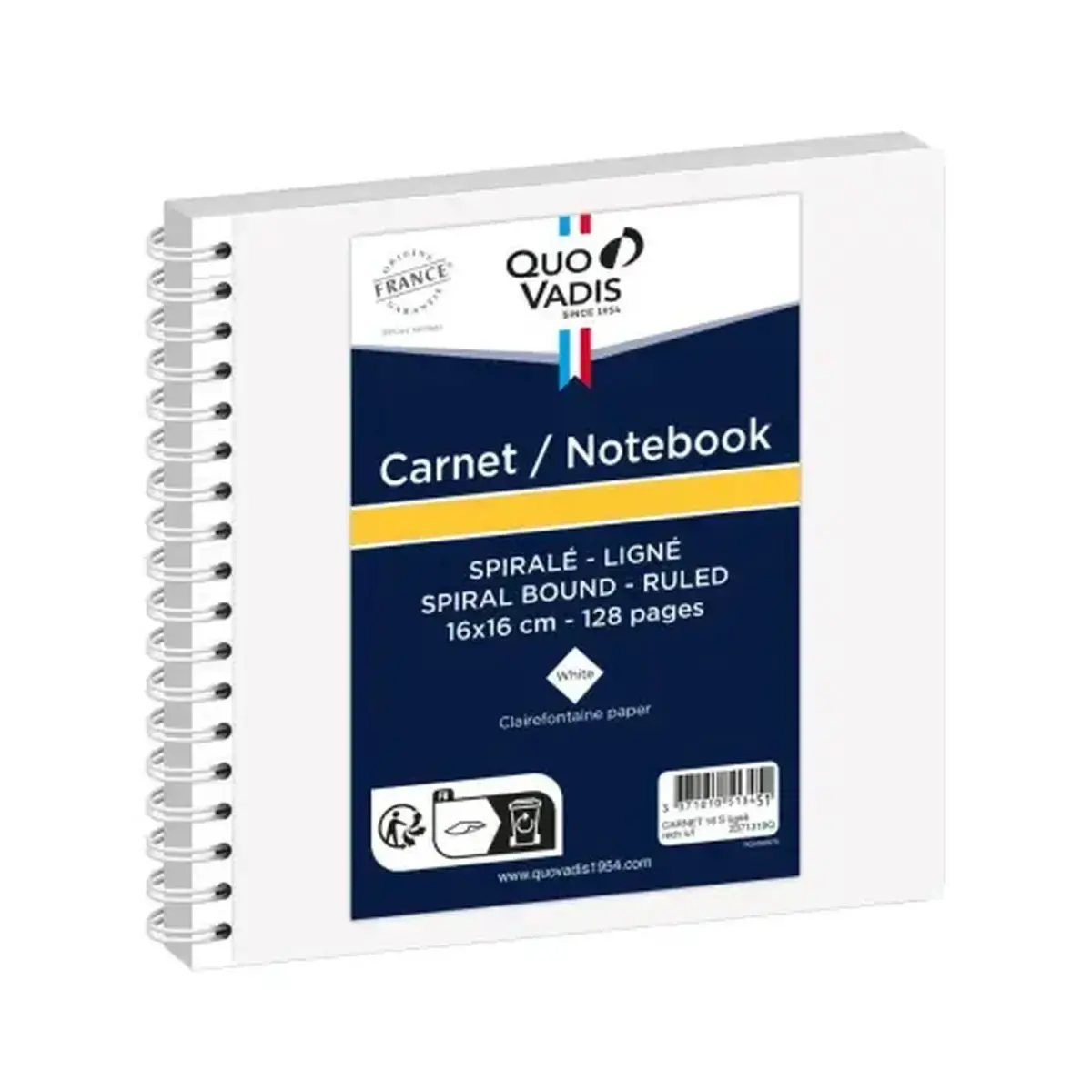CARNET 16 S ligne rech s/f photo du produit
