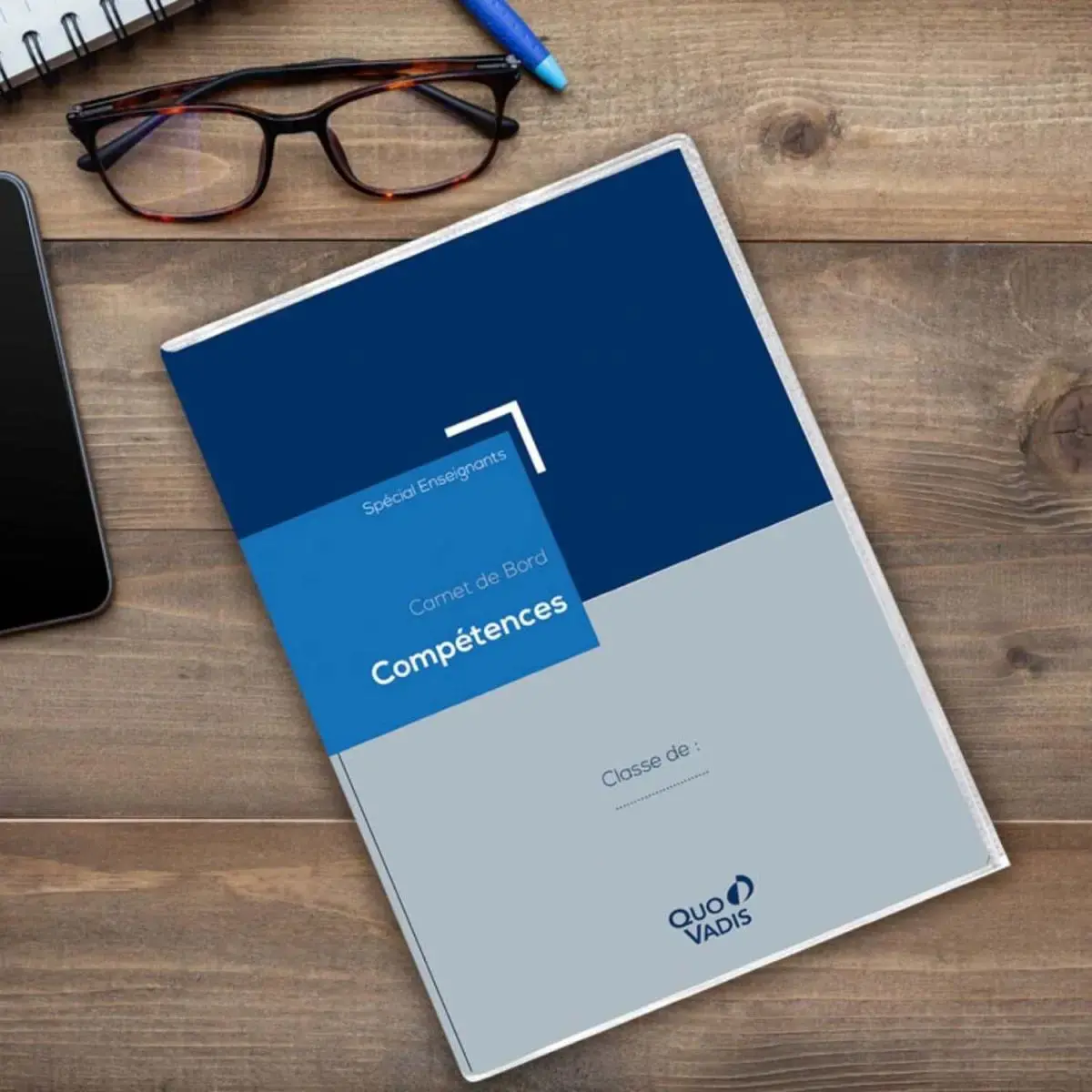 CARNET DE BORD FR Competences bleu photo du produit