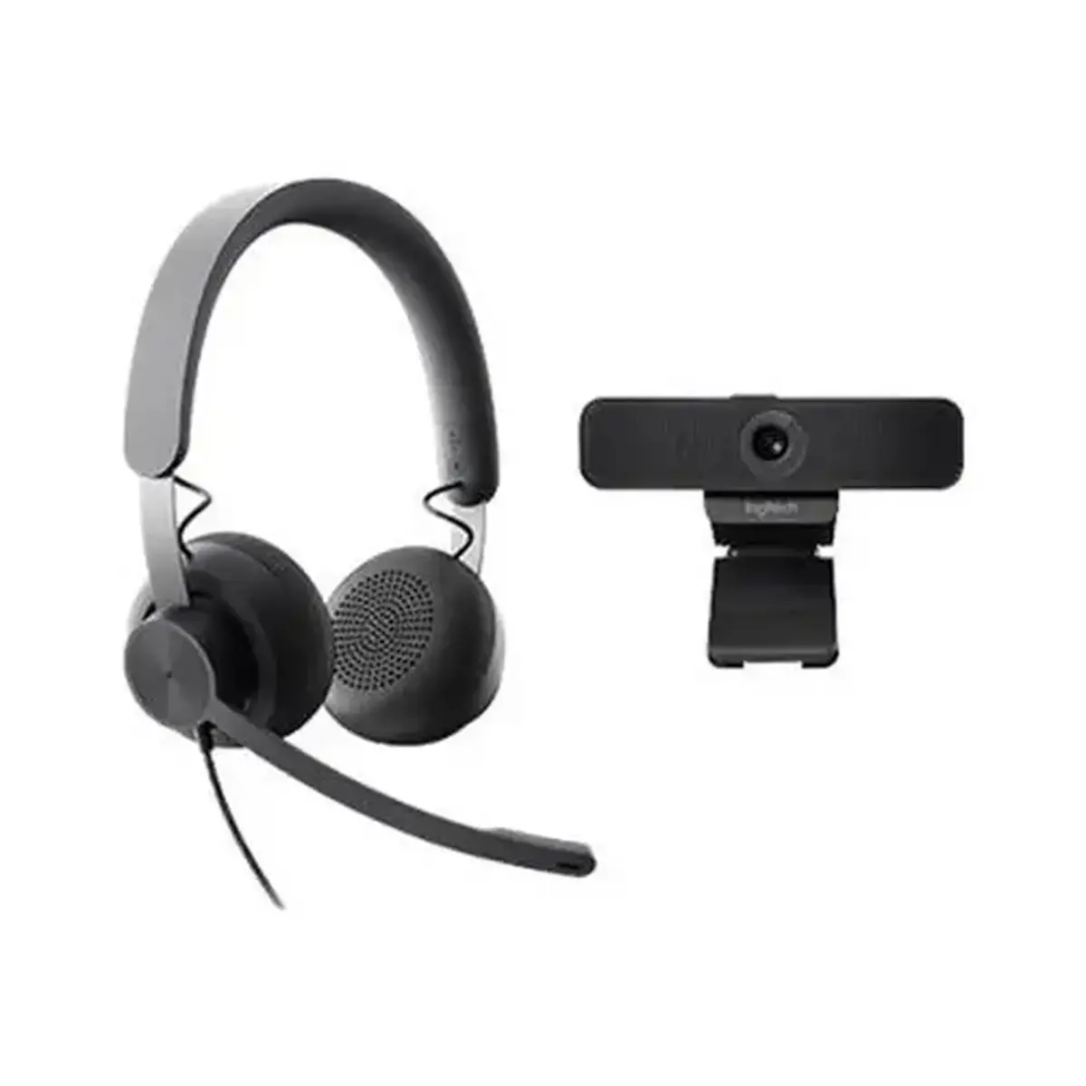 LOGI Bundle Zone wired Headset + Webcam photo du produit