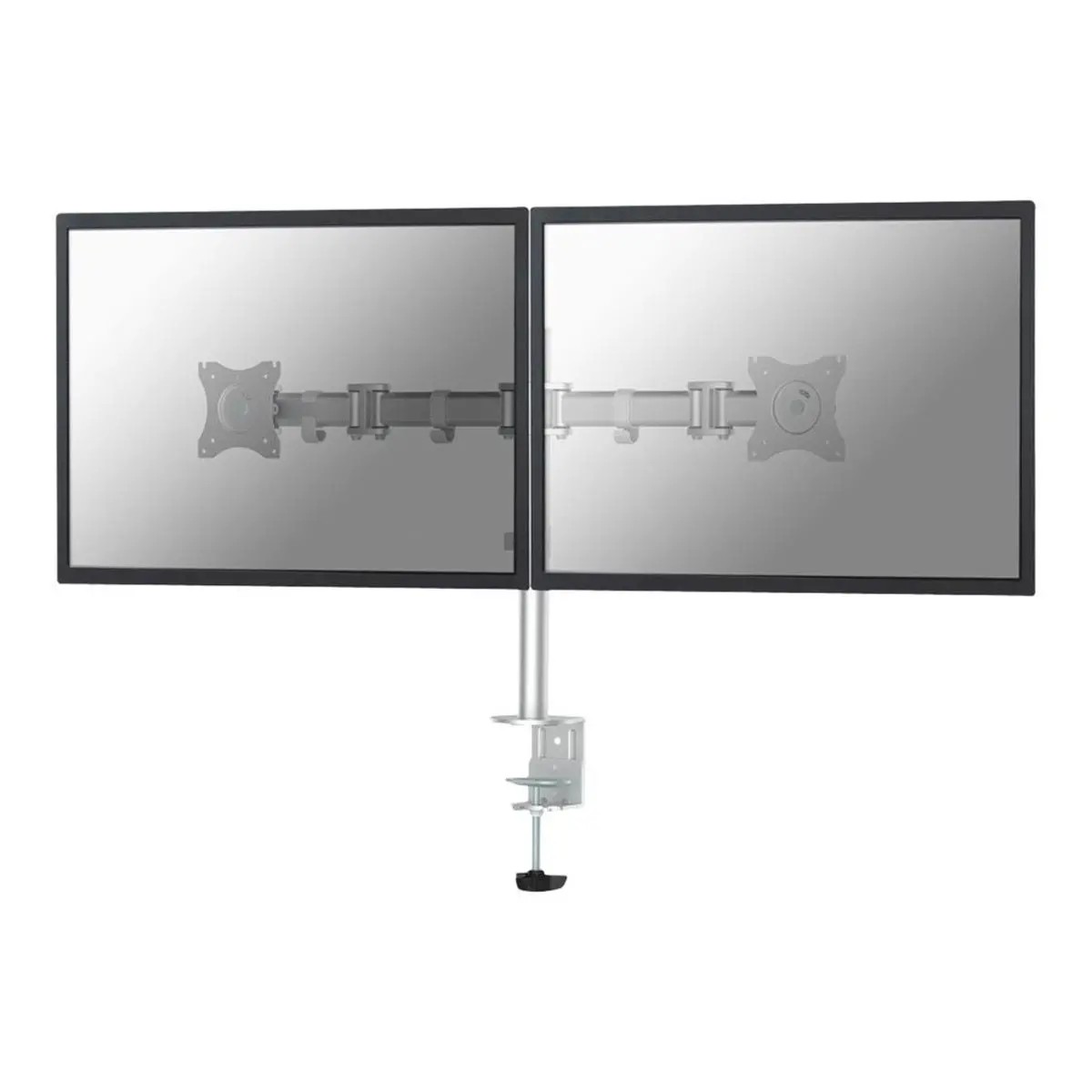 NEWSTAR Flat Desk Mount 2 screens Silver photo du produit