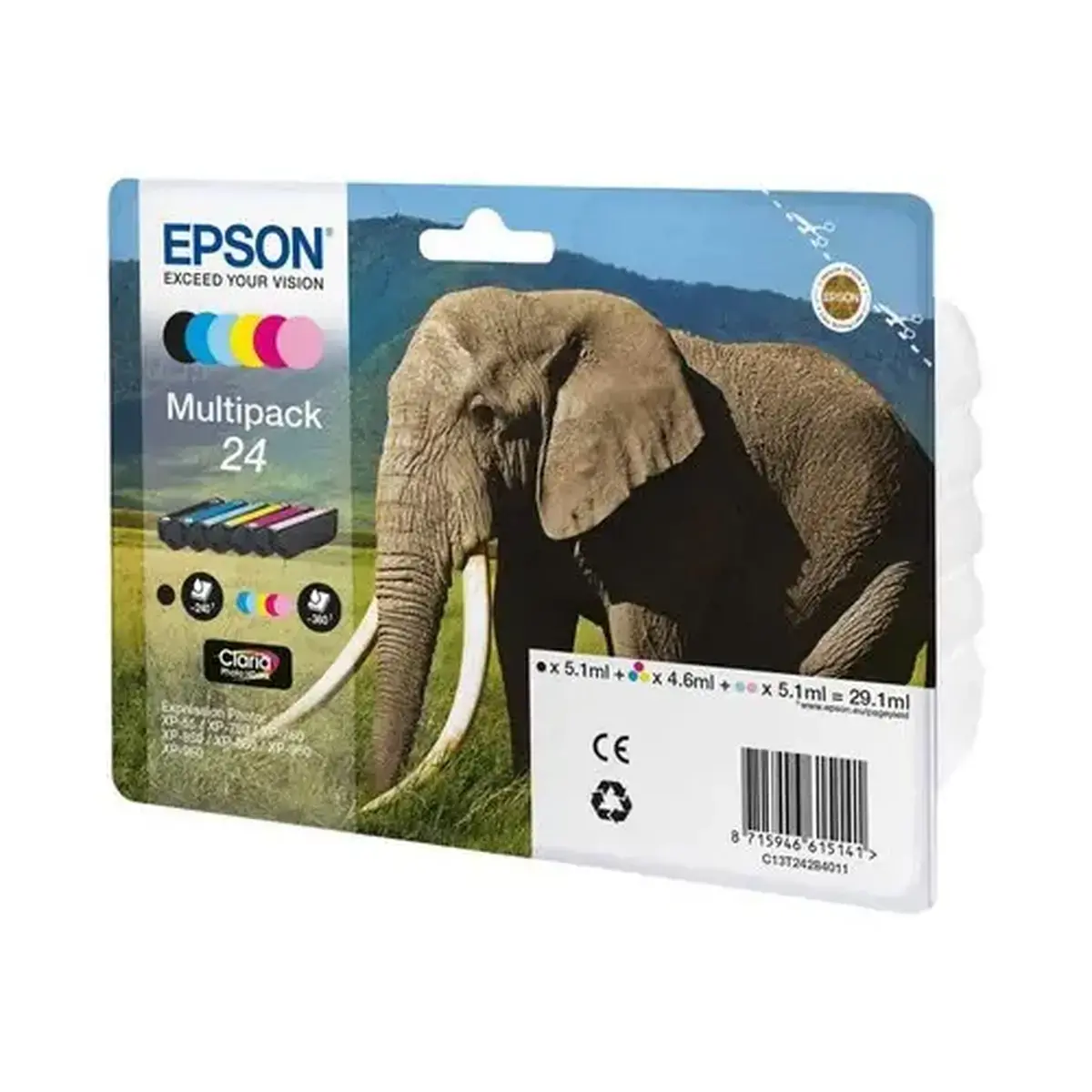 EPSON 24 cart. d encre multipck BLISTER photo du produit