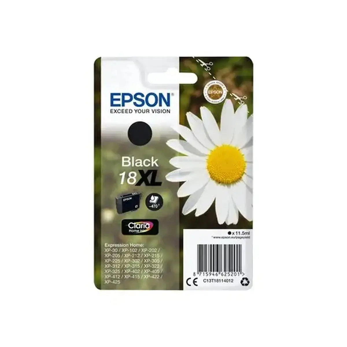 Cartouche d'encre 18XL Claria Home noire - Epson photo du produit