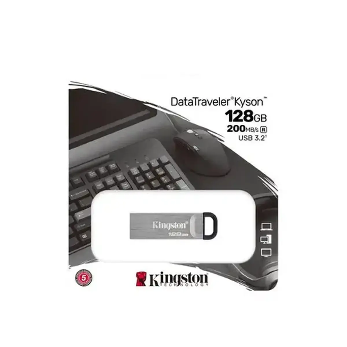 KINGSTON 128Go USB3.2 DT Gen1 Kyson photo du produit