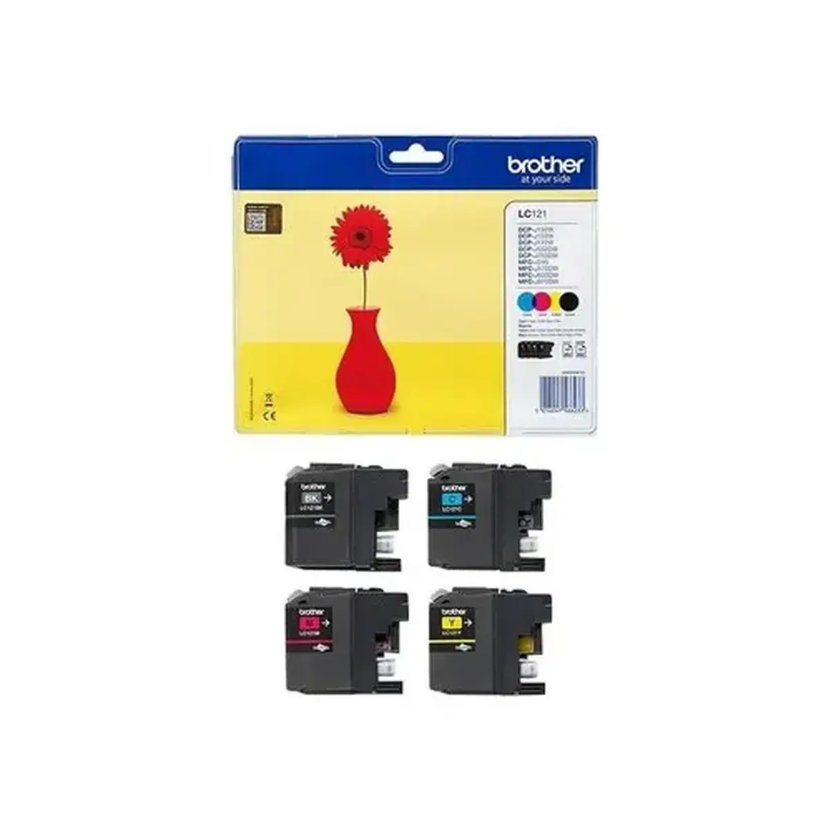 BROTHER Pack blister de 4 carto photo du produit