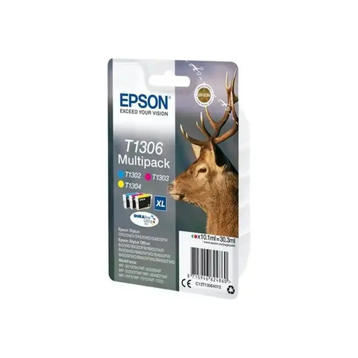EPSON Multipack 3-colours T1306 DURABrit photo du produit