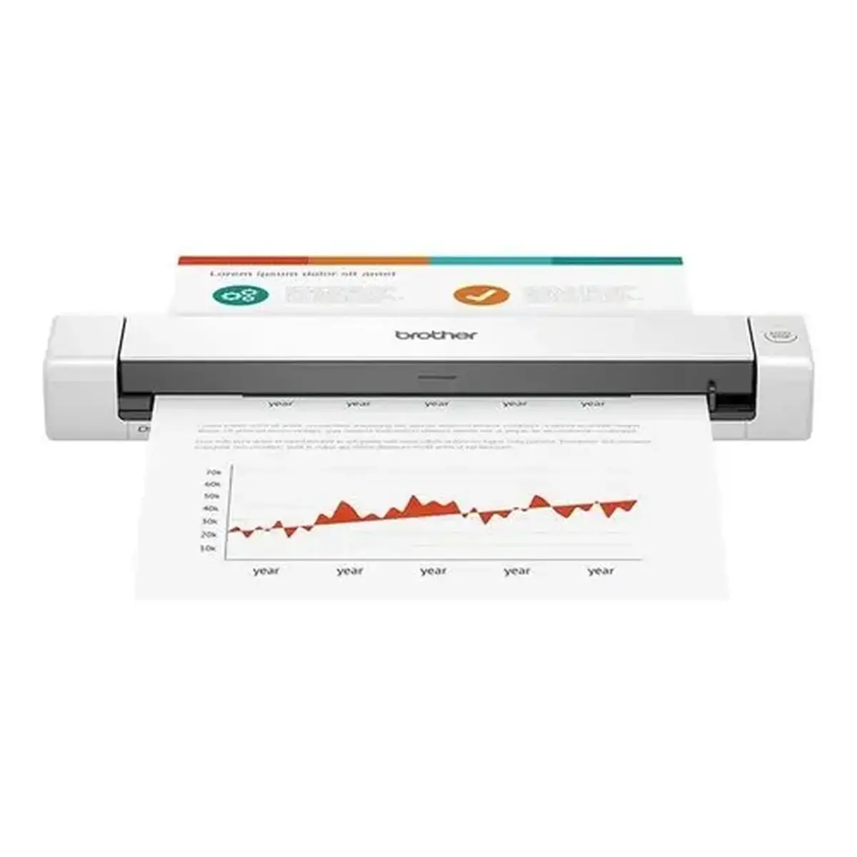 BROTHER scanner mobile a deliment A4 photo du produit